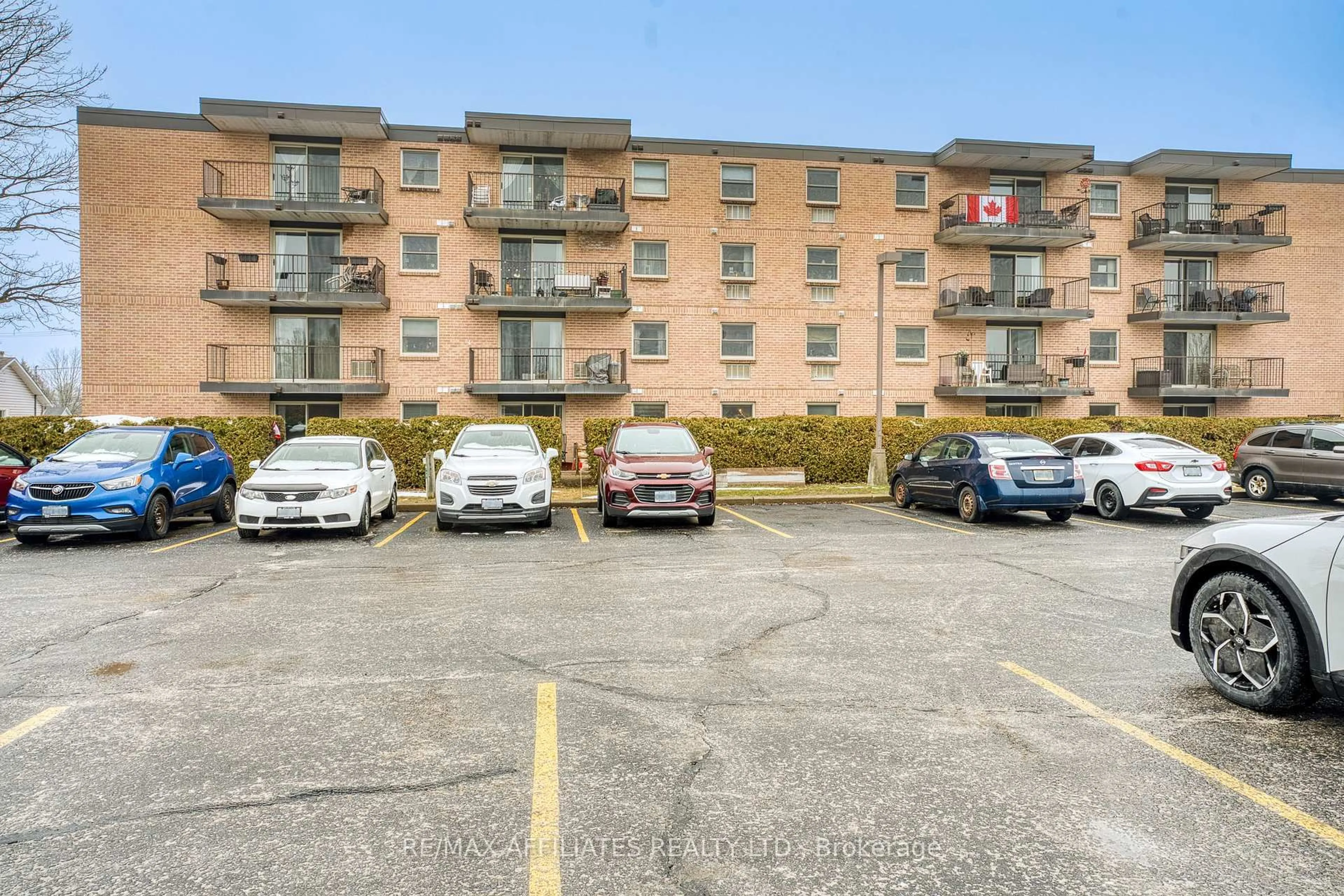 A pic from outside/outdoor area/front of a property/back of a property/a pic from drone, street for 206 Woodward St #307, Carleton Place Ontario K7C 4E9