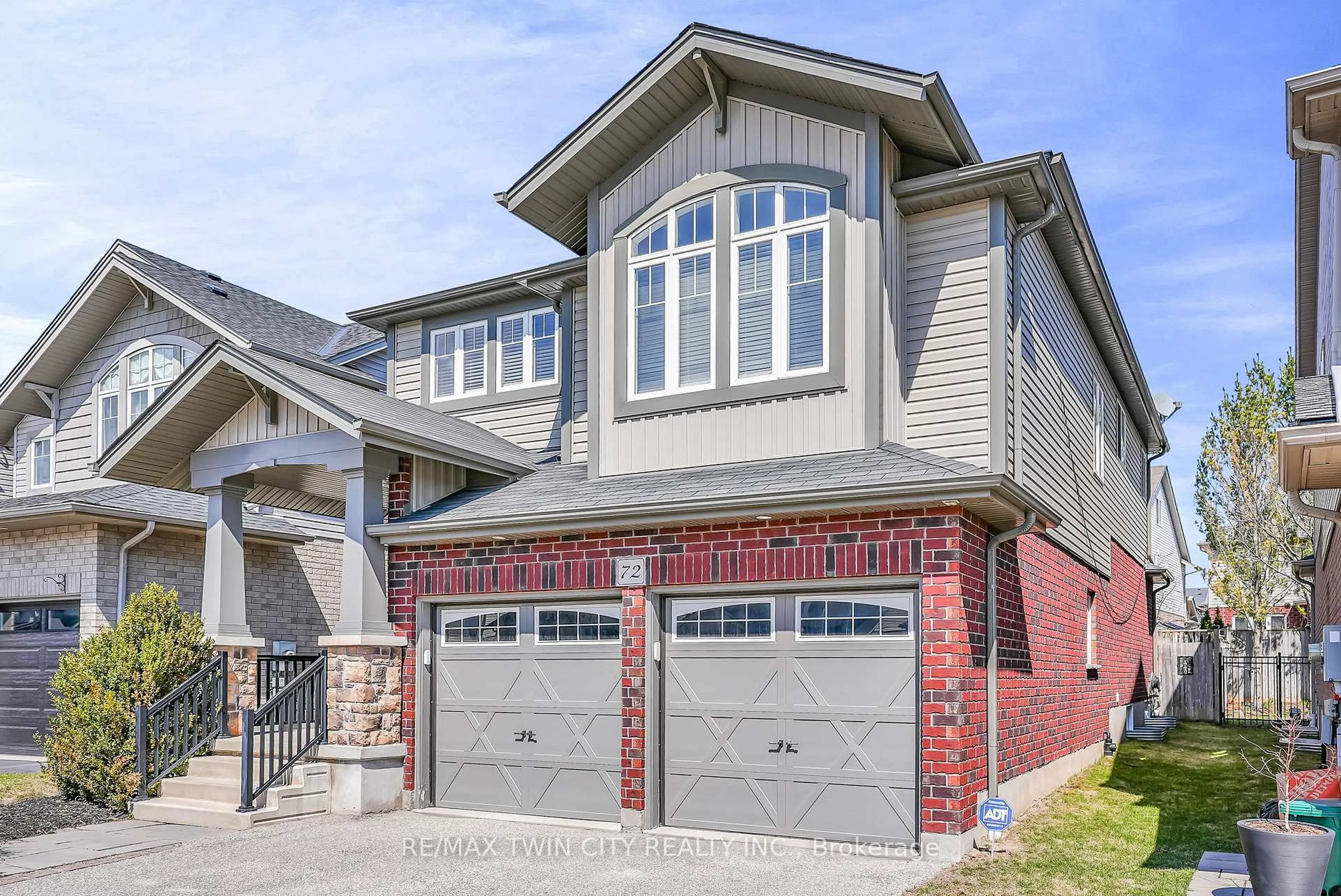 Home with brick exterior material, street for 72 Helena Feasby St, Kitchener Ontario N2E 4L5