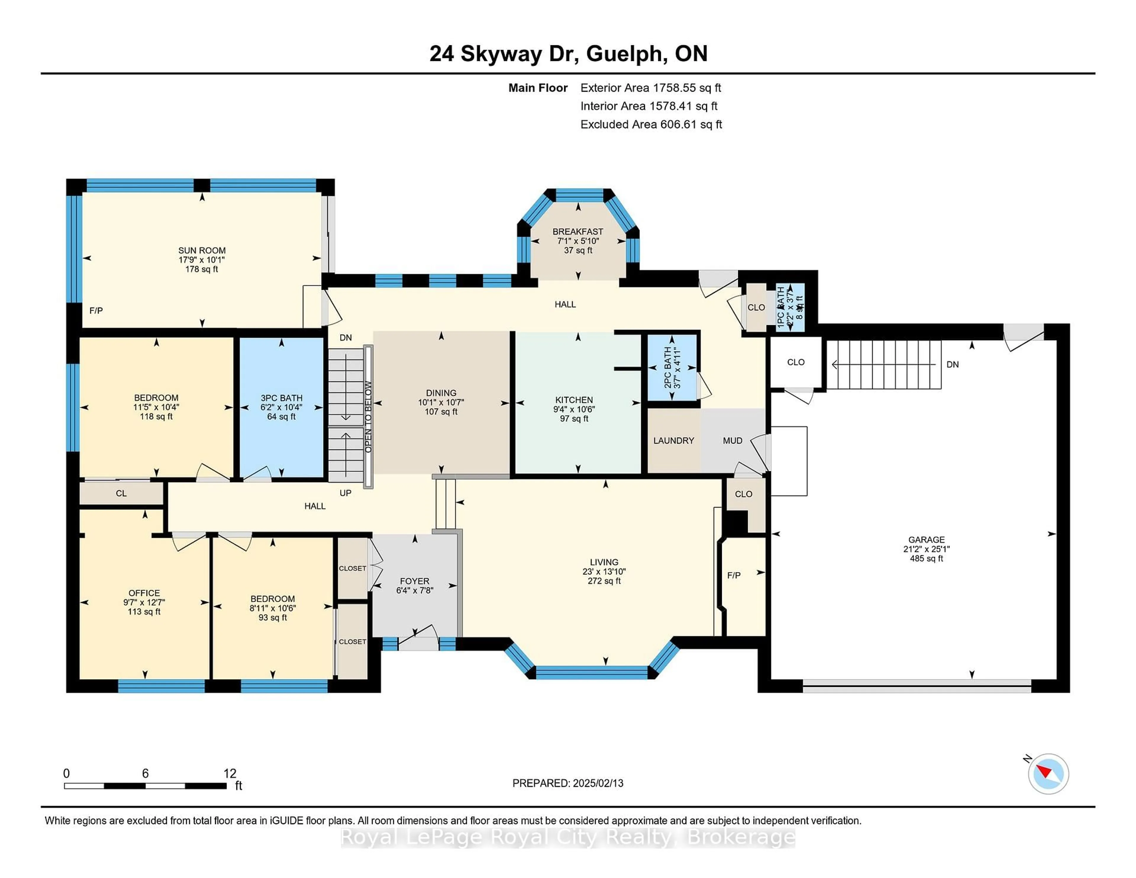 Floor plan for 24 Skyway Dr, Guelph/Eramosa Ontario N1H 6H8
