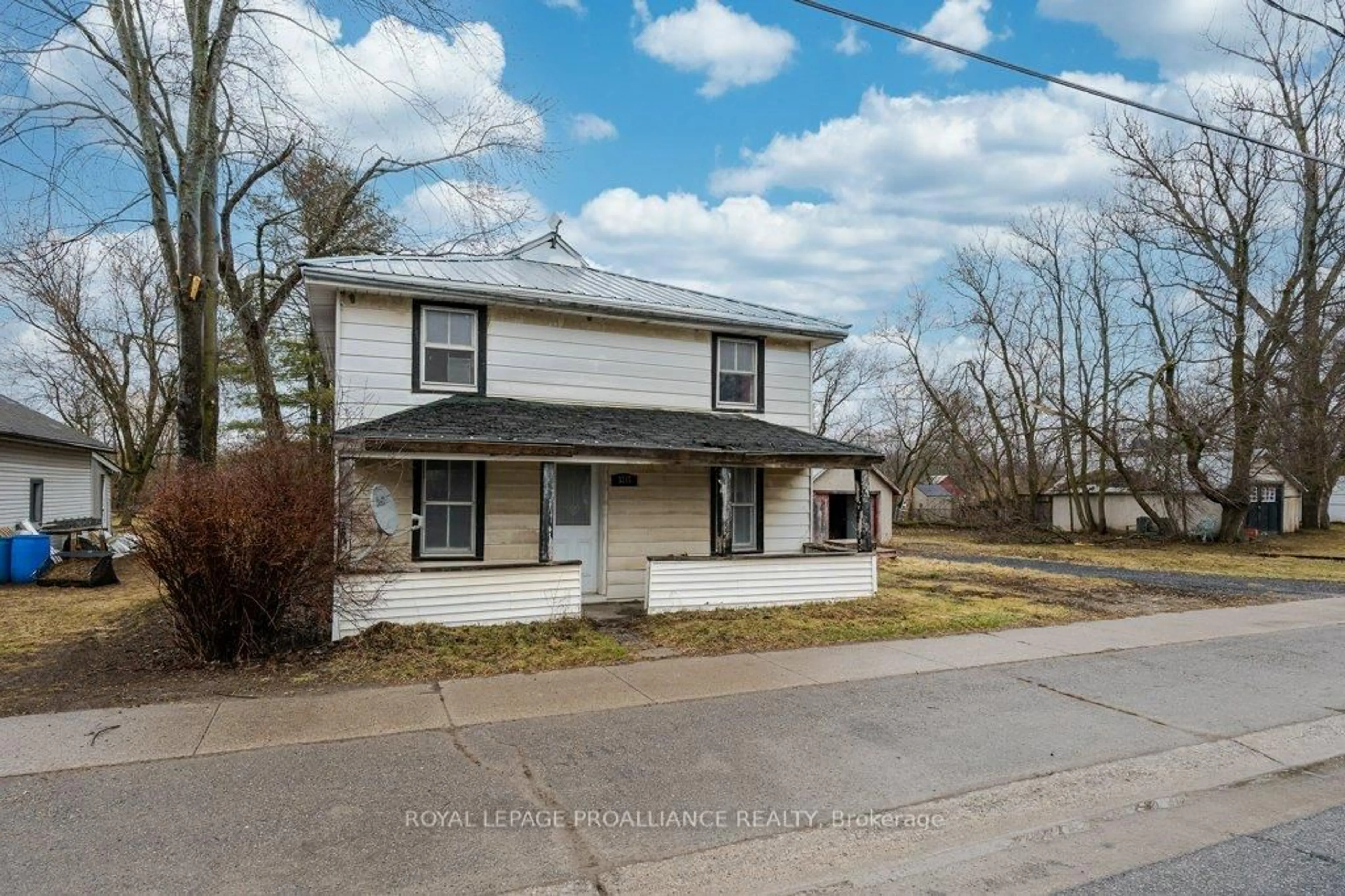 A pic from outside/outdoor area/front of a property/back of a property/a pic from drone, street for 3217 County 41 Rd, Greater Napanee Ontario K0K 2W0