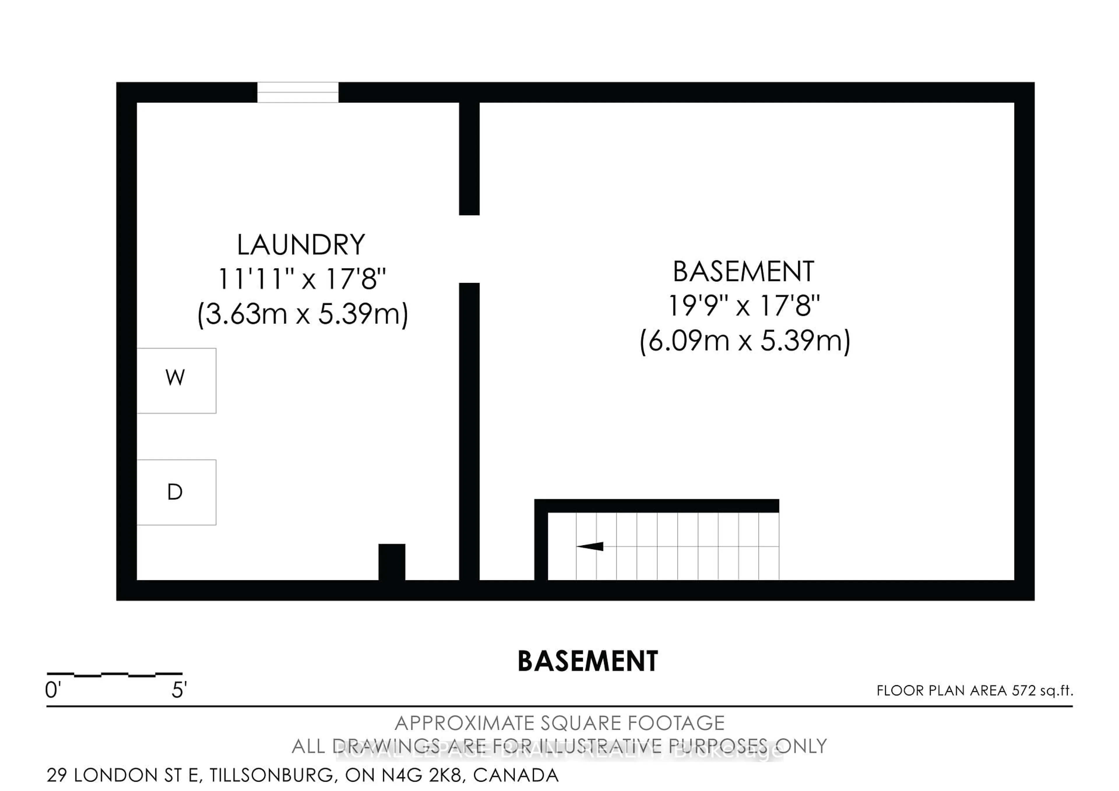Floor plan for 29/31 London St, Tillsonburg Ontario N4G 2K9