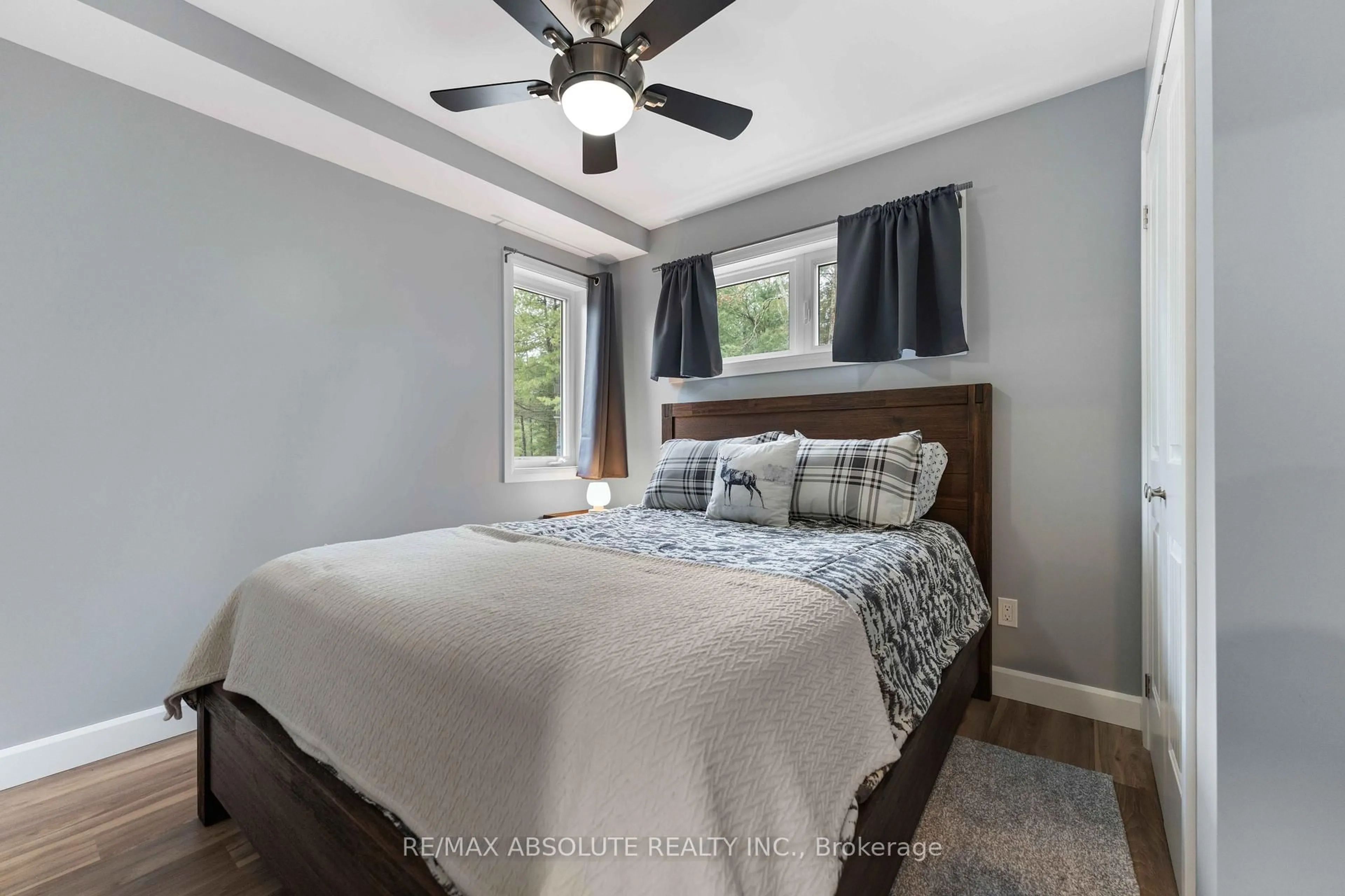 Bedroom with bed, unknown for 4634 Matawatchan Rd, Griffith Ontario K0J 2R0
