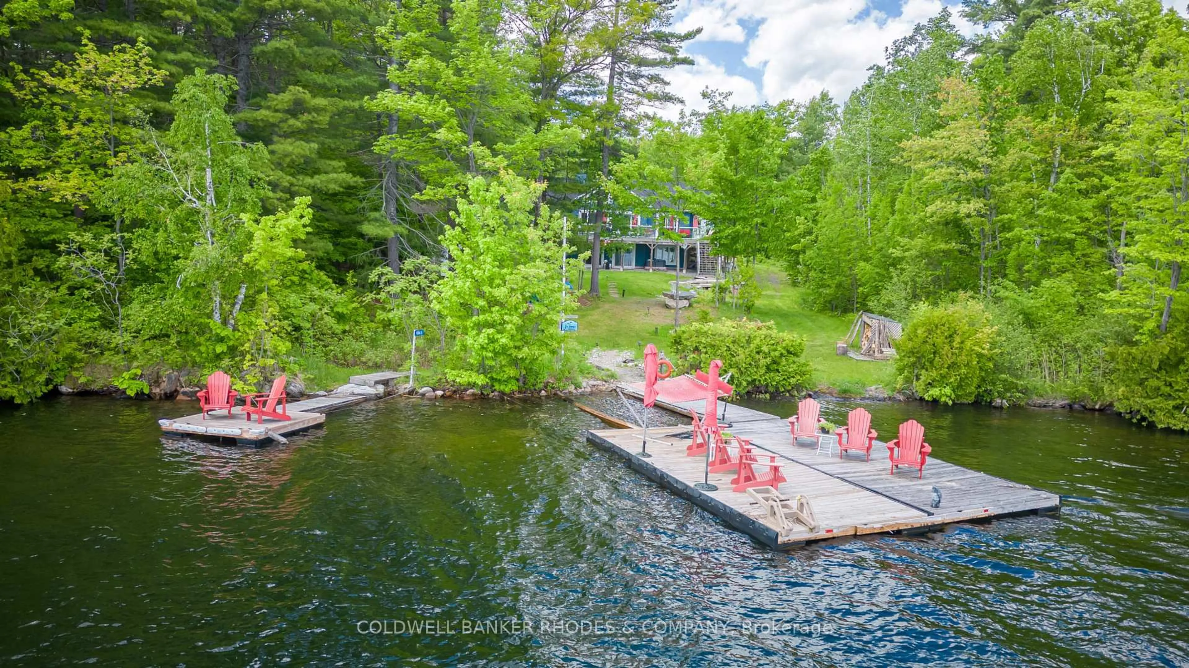 Patio, water/lake/river/ocean view for 1045 WABALAC Rd, Lanark Ontario K0G 1K0