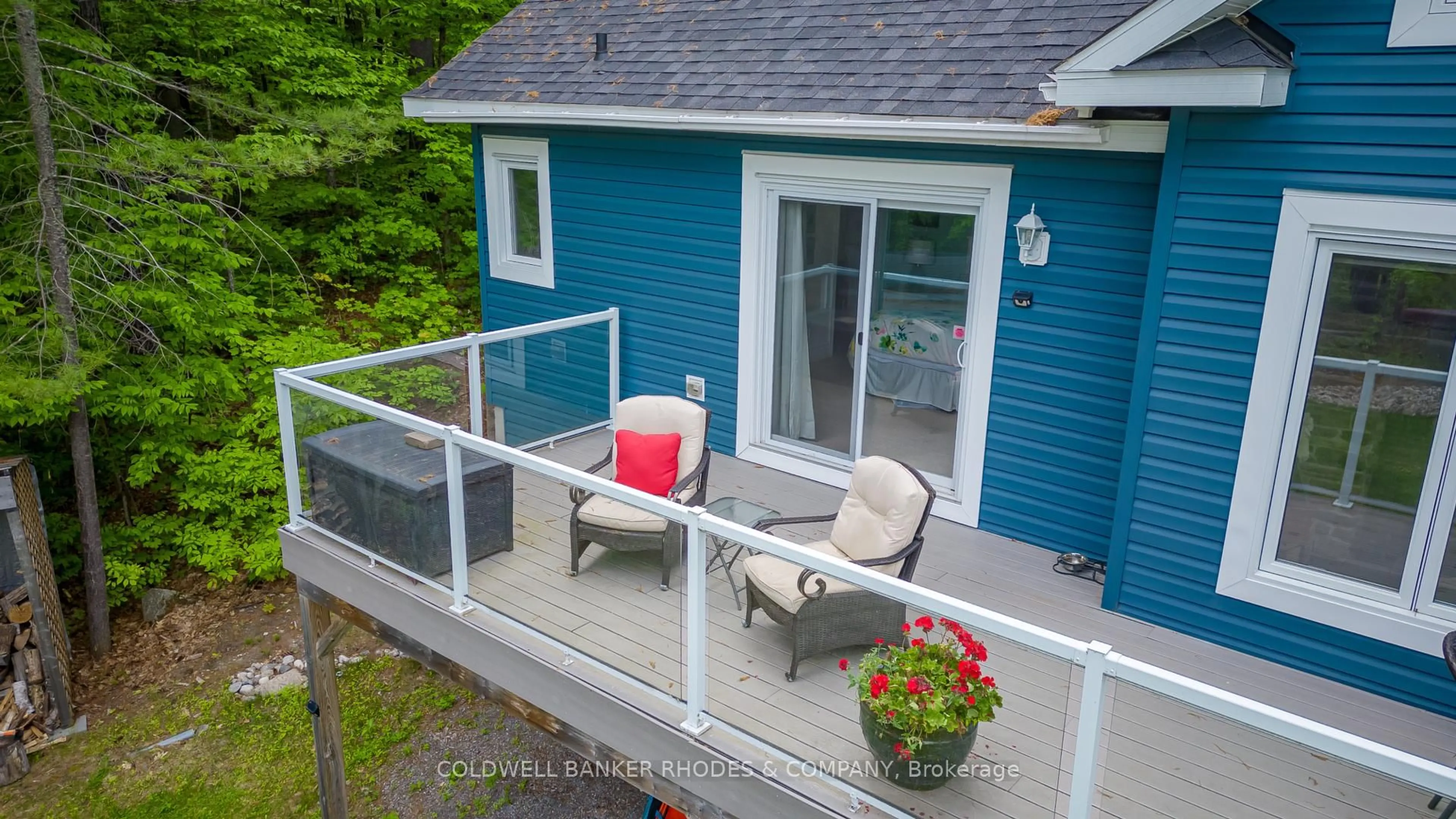 Patio, water/lake/river/ocean view for 1045 WABALAC Rd, Lanark Ontario K0G 1K0