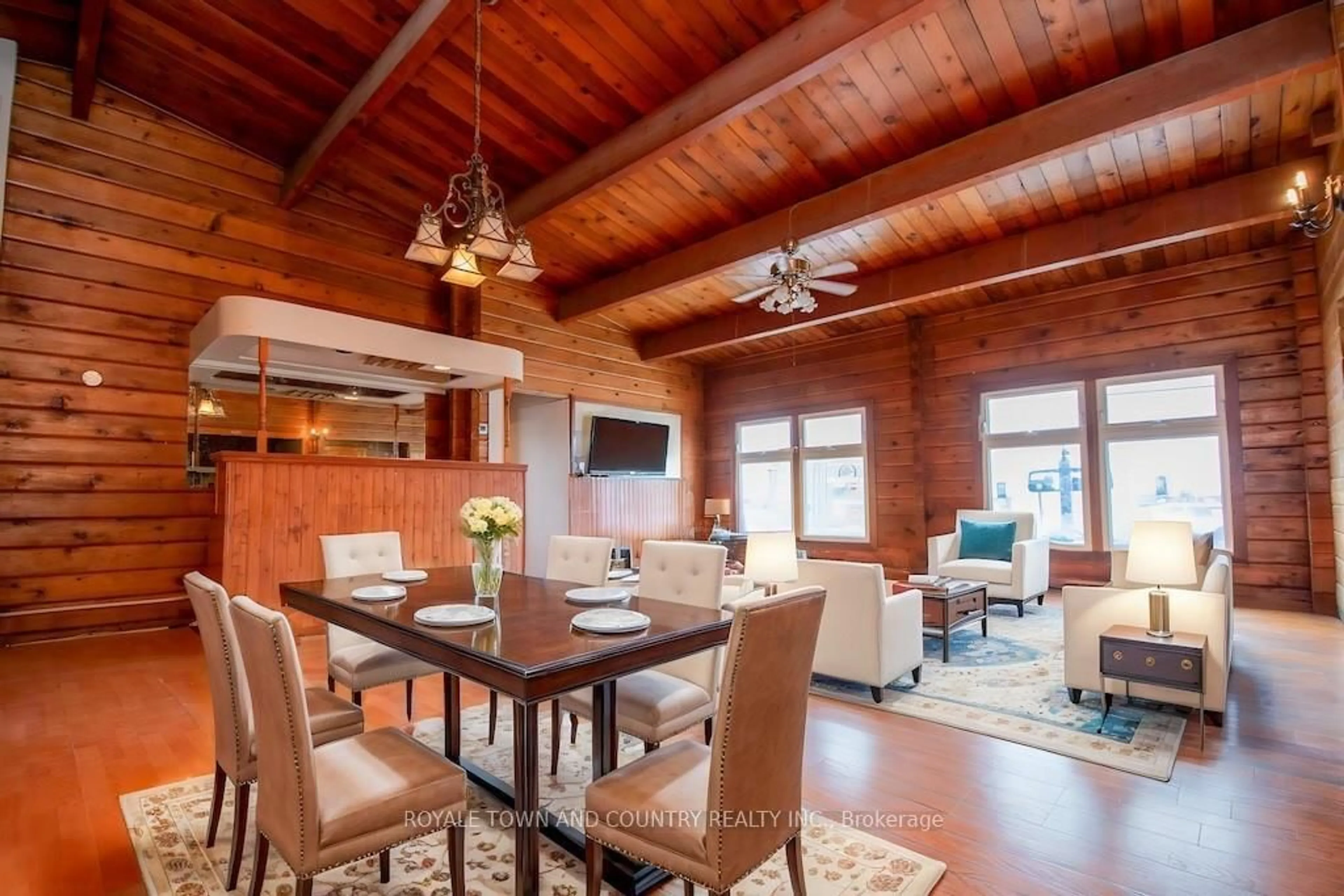 Dining room, wood/laminate floor for 1175 Highway 7, Kawartha Lakes Ontario K0M 2M0