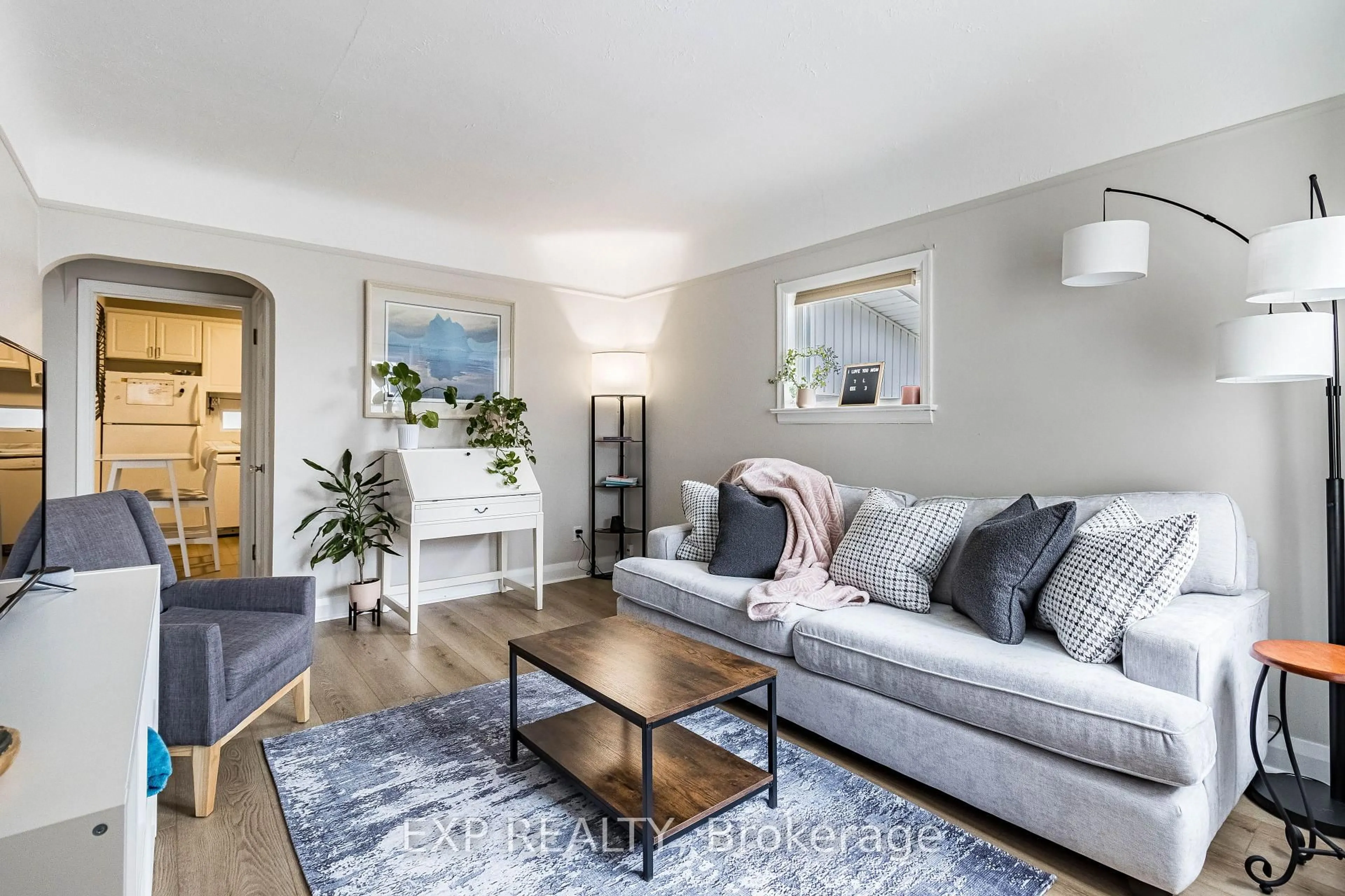 Living room with furniture, unknown for 61 Hamel Ave, Kitchener Ontario N2K 1M7