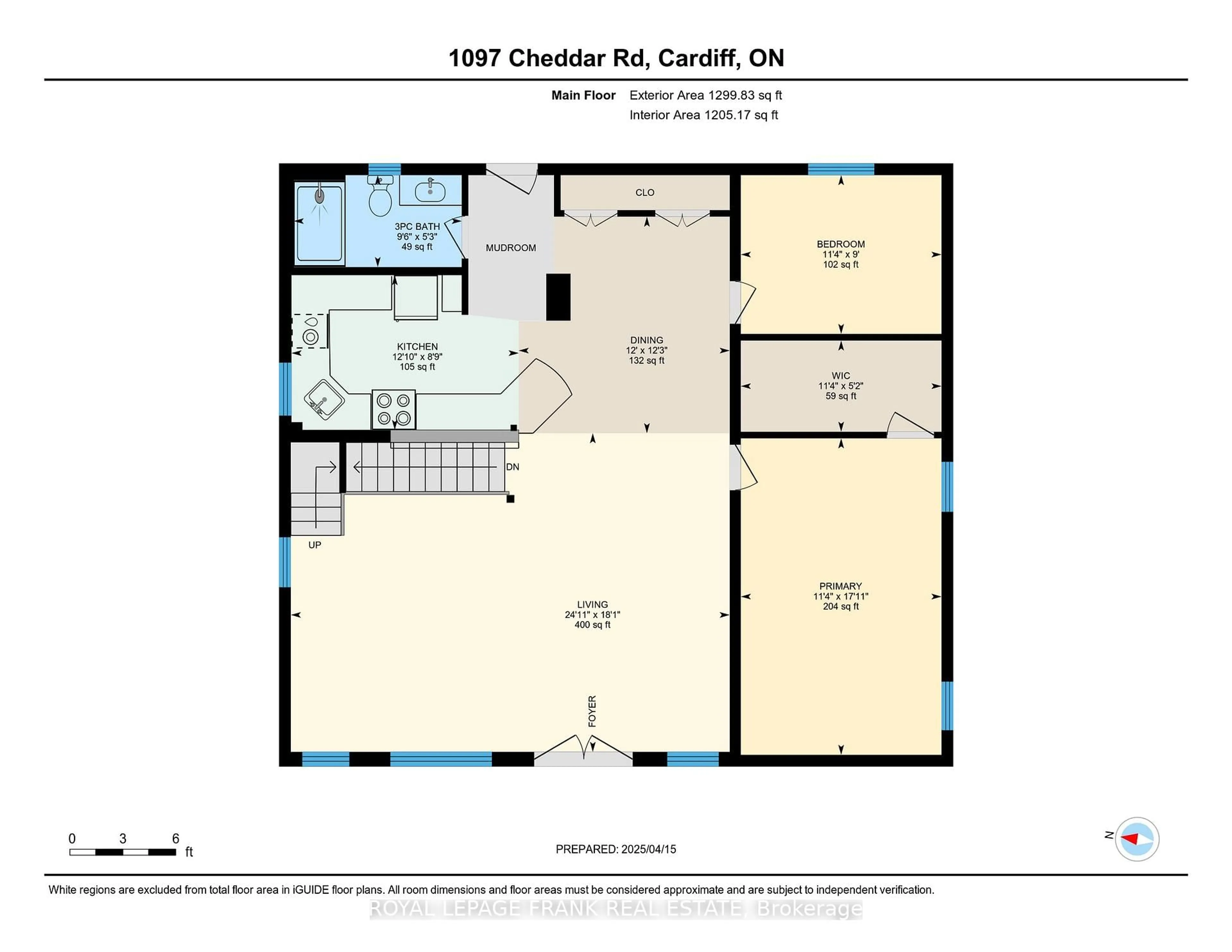 Floor plan for 1097 Cheddar Rd, Highlands East Ontario K0L 1M0