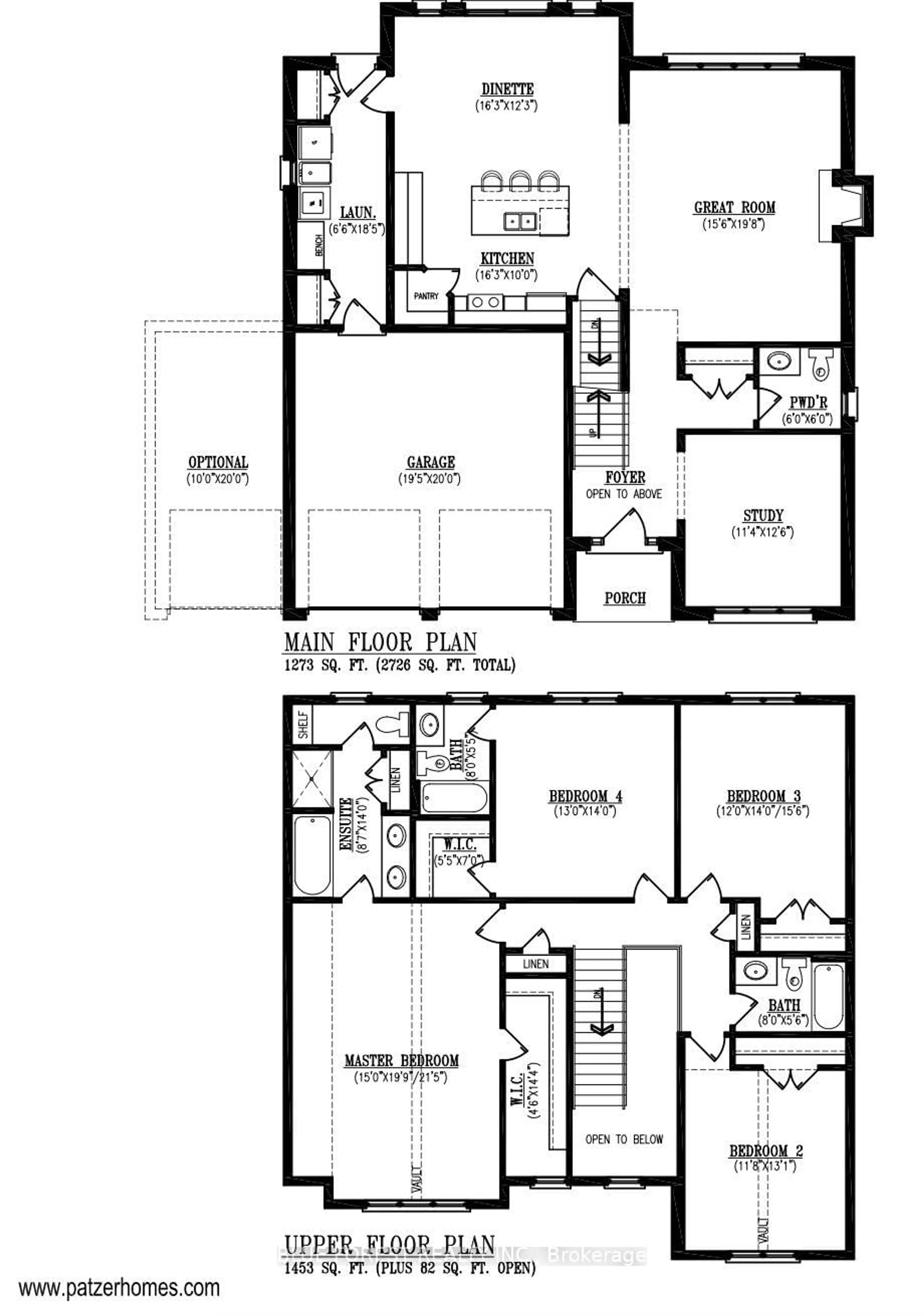 Floor plan for 100 Heron St, Southwold Ontario N5P 3T2