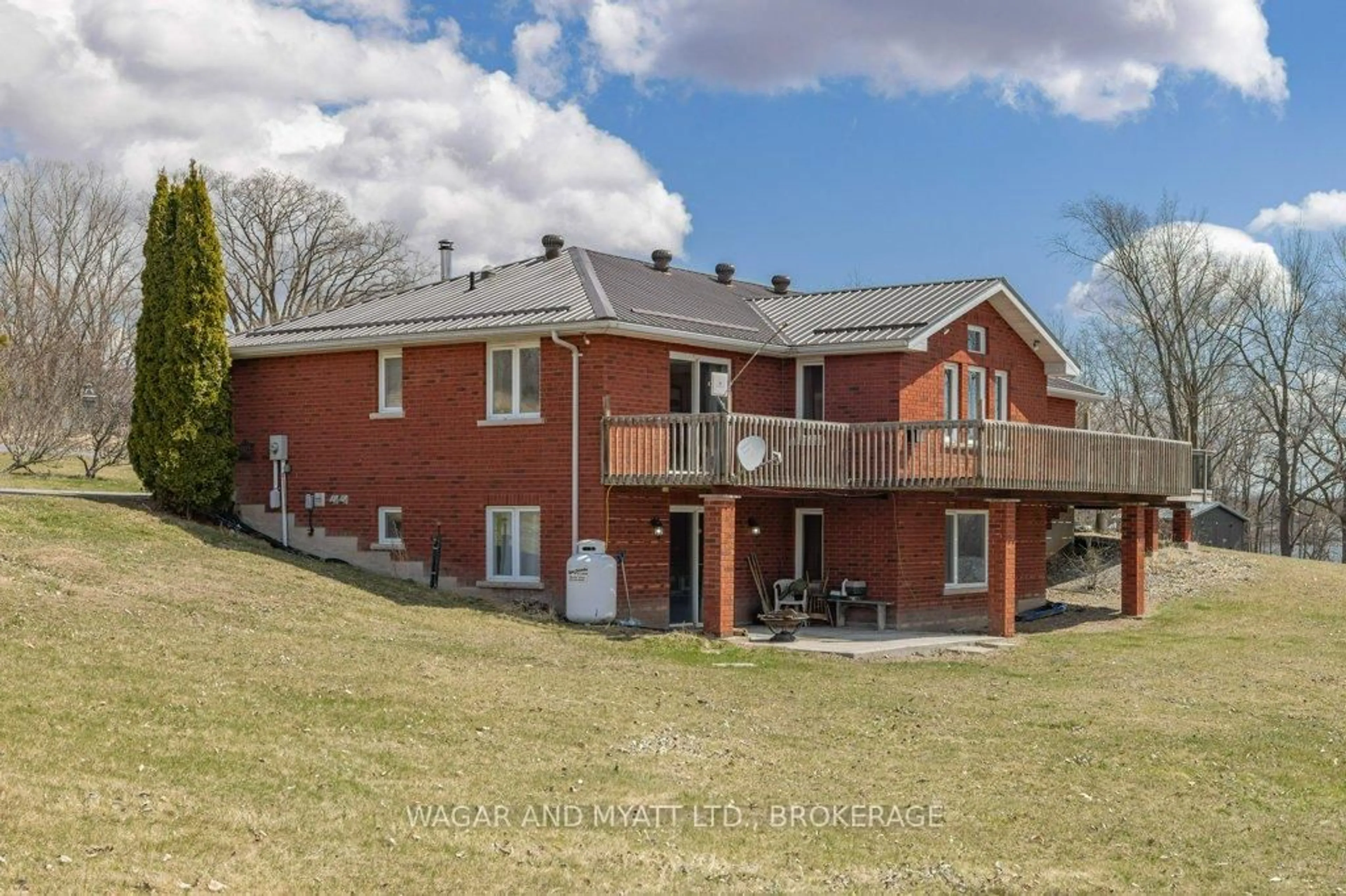 A pic from outside/outdoor area/front of a property/back of a property/a pic from drone, unknown for 5243 COUNTY RD 9 Rd, Napanee Ontario K7R 3K8