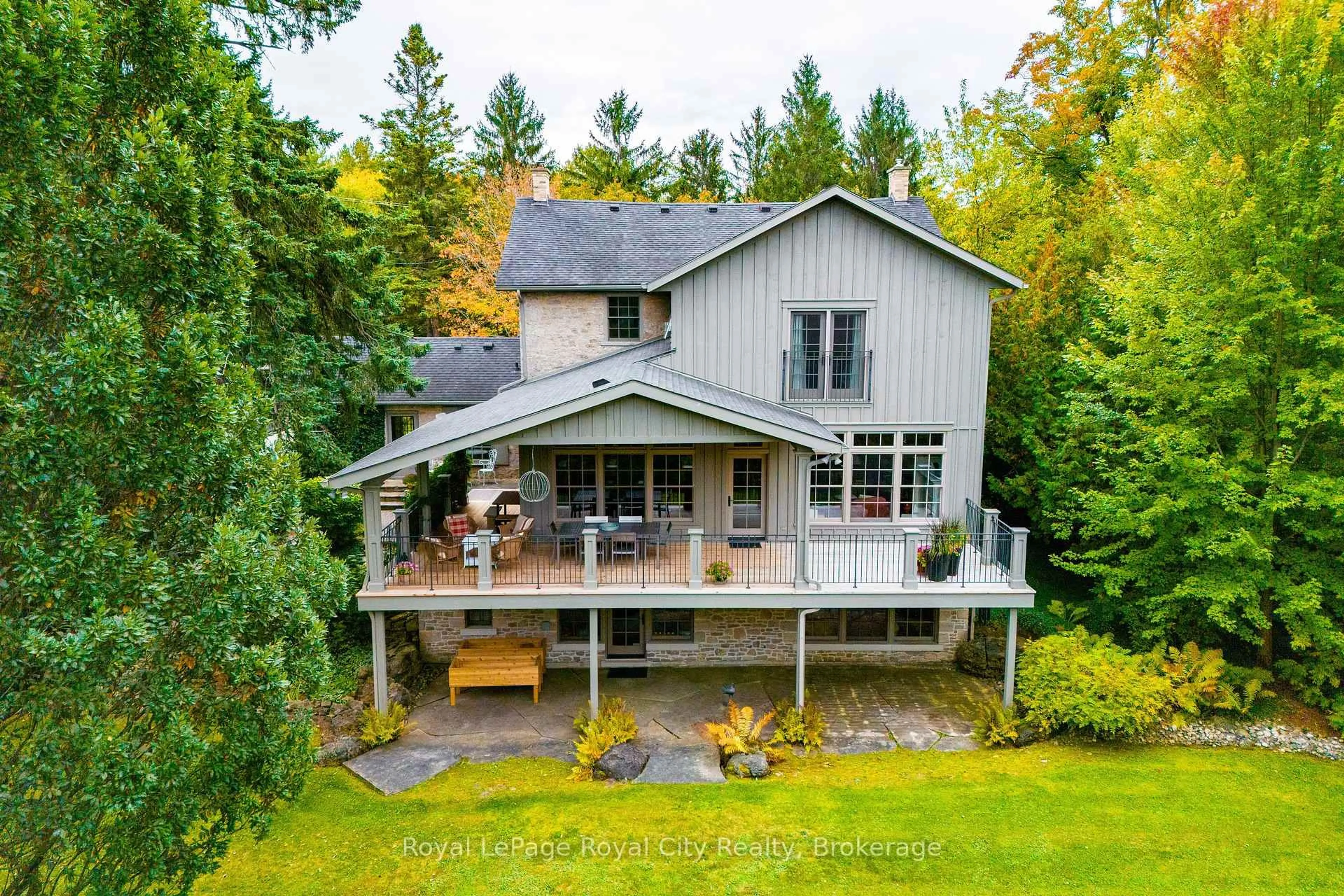 A pic from outside/outdoor area/front of a property/back of a property/a pic from drone, unknown for 292 SOUTH RIVER Rd, Centre Wellington Ontario N0B 1S0