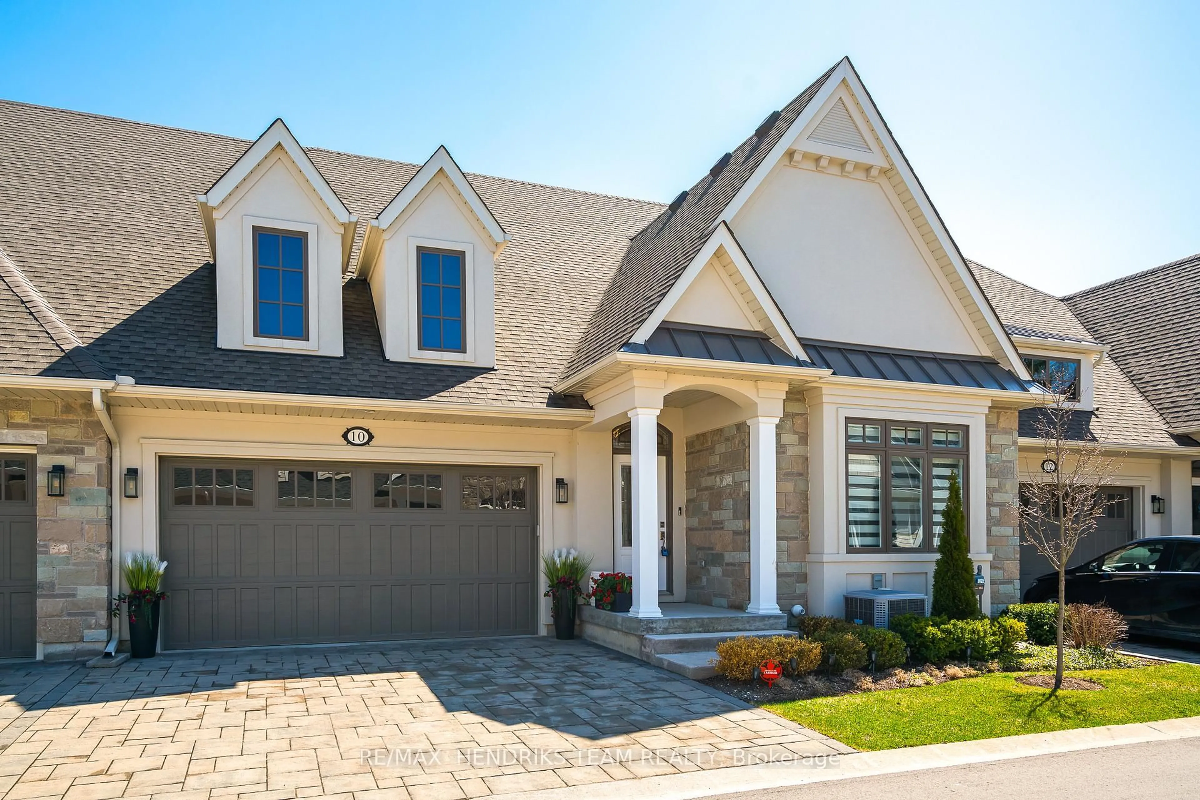 Home with brick exterior material, street for 10 Sassafras Row, Fort Erie Ontario L0S 1N0