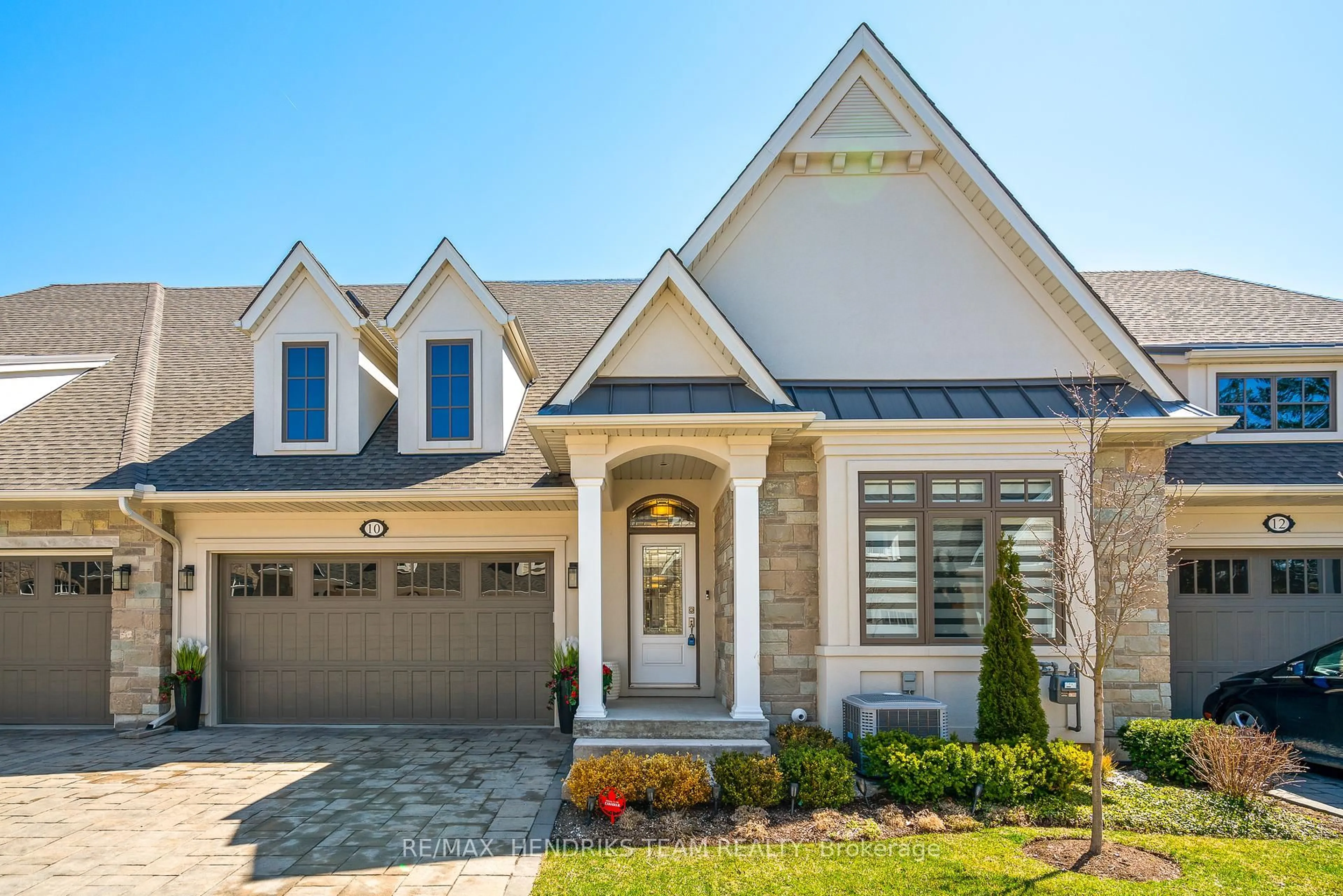 Home with brick exterior material, street for 10 Sassafras Row, Fort Erie Ontario L0S 1N0