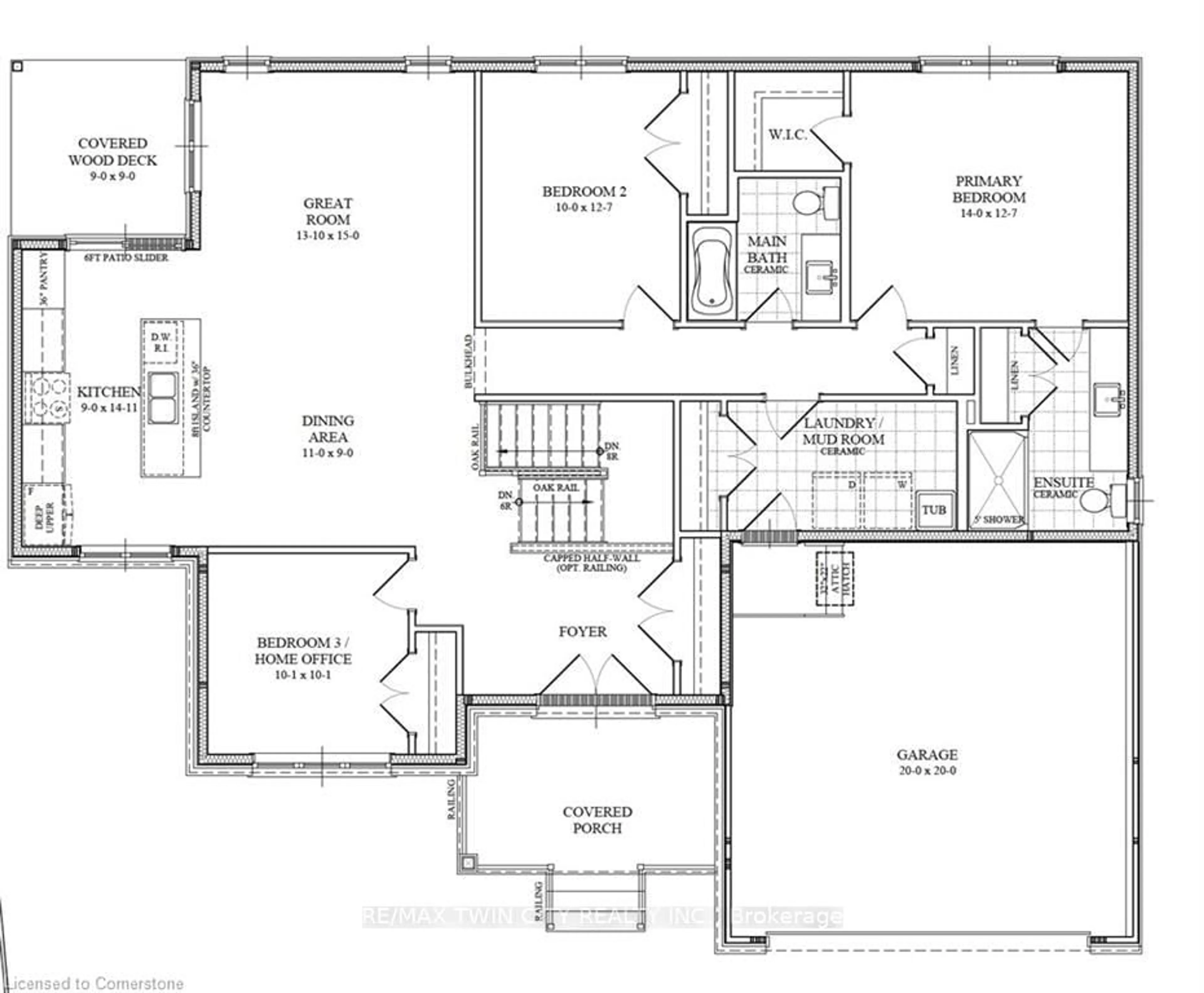 Floor plan for 143 Saunders St, North Perth Ontario N0G 1B0