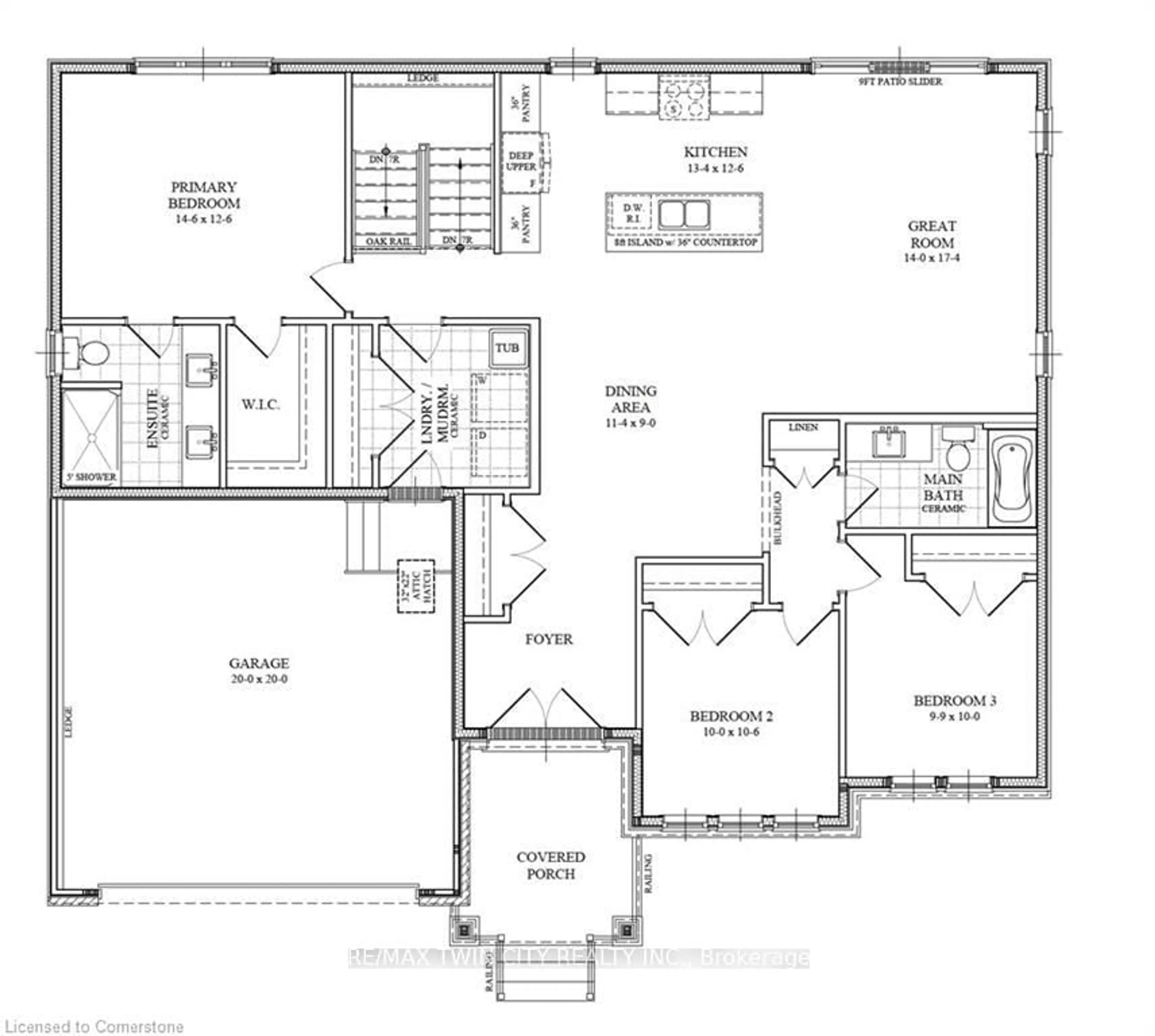 Floor plan for 147 Saunders St, North Perth Ontario N0G 1B0