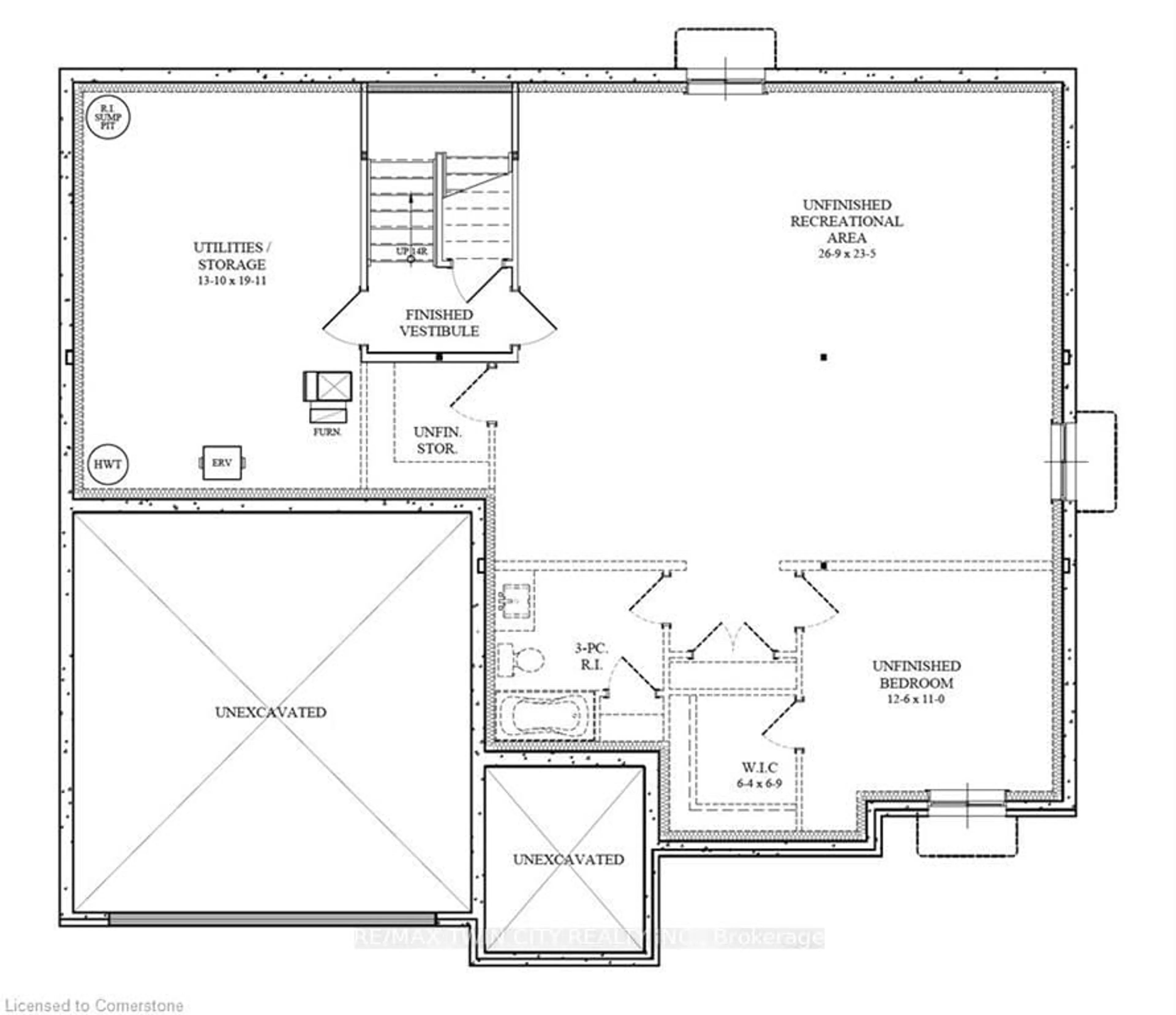 Floor plan for 147 Saunders St, North Perth Ontario N0G 1B0