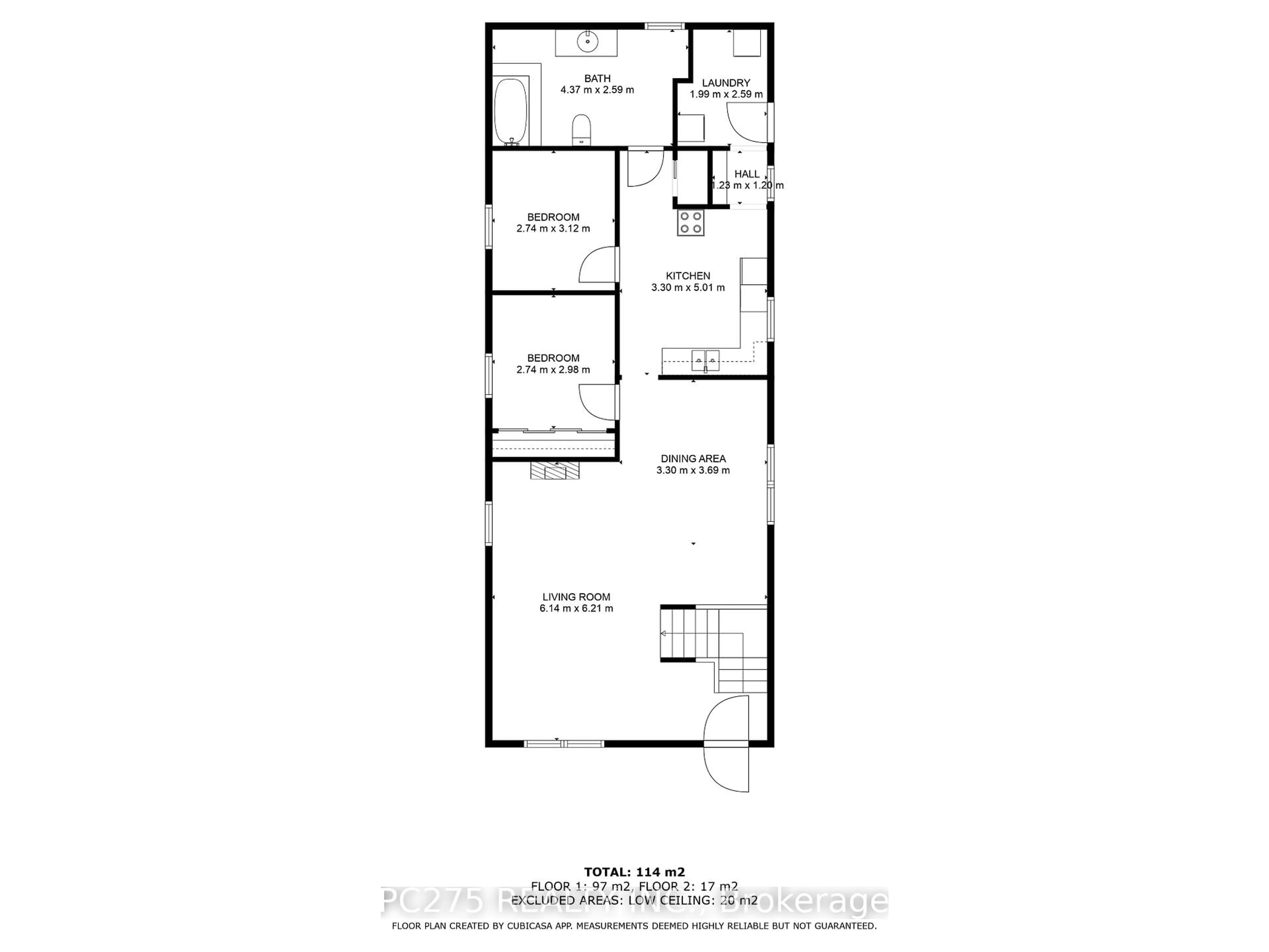 Floor plan for 971 Elias St, London East Ontario N5W 3P5