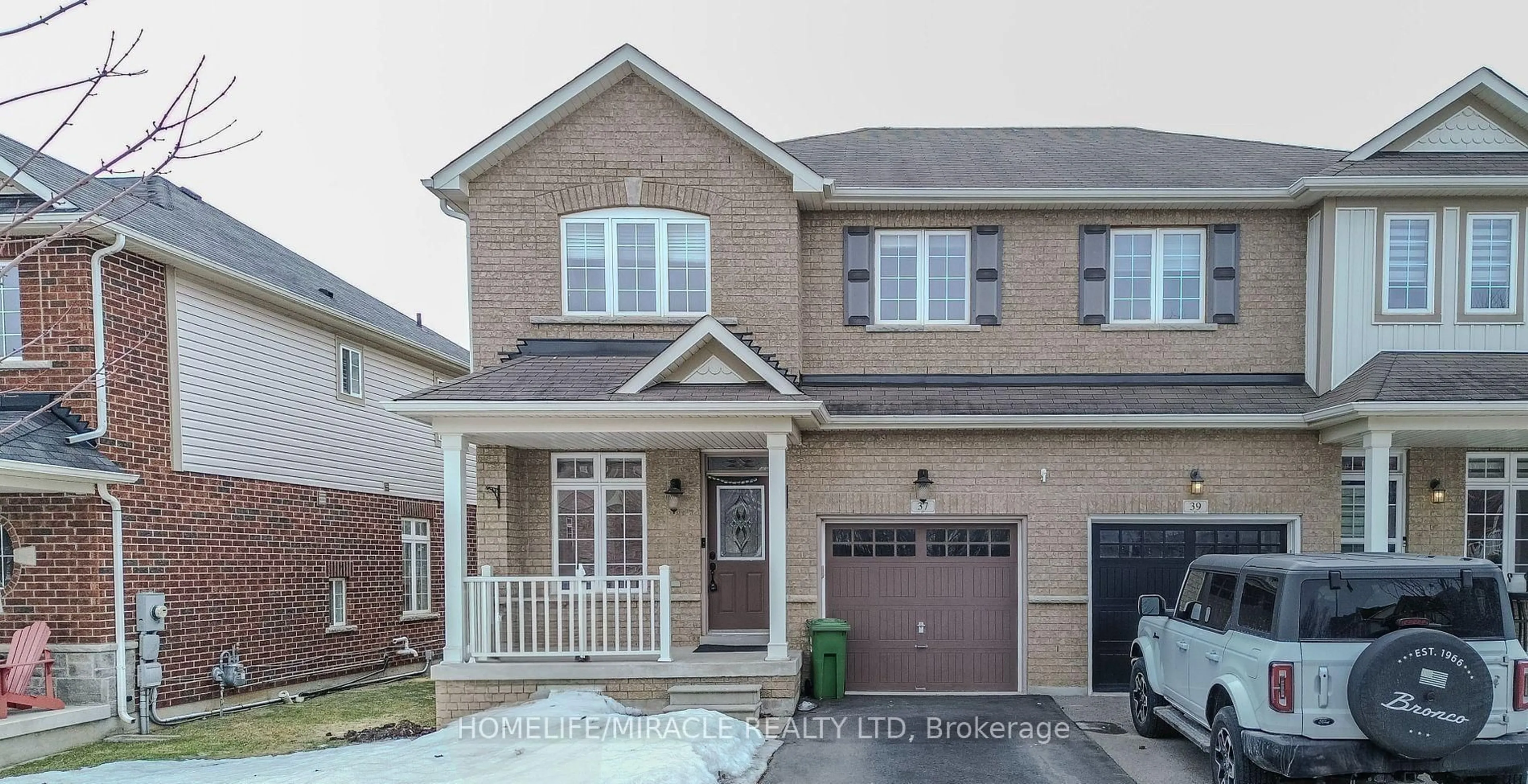 Home with brick exterior material, street for 37 Sadielou Blvd, Hamilton Ontario L8B 0T2