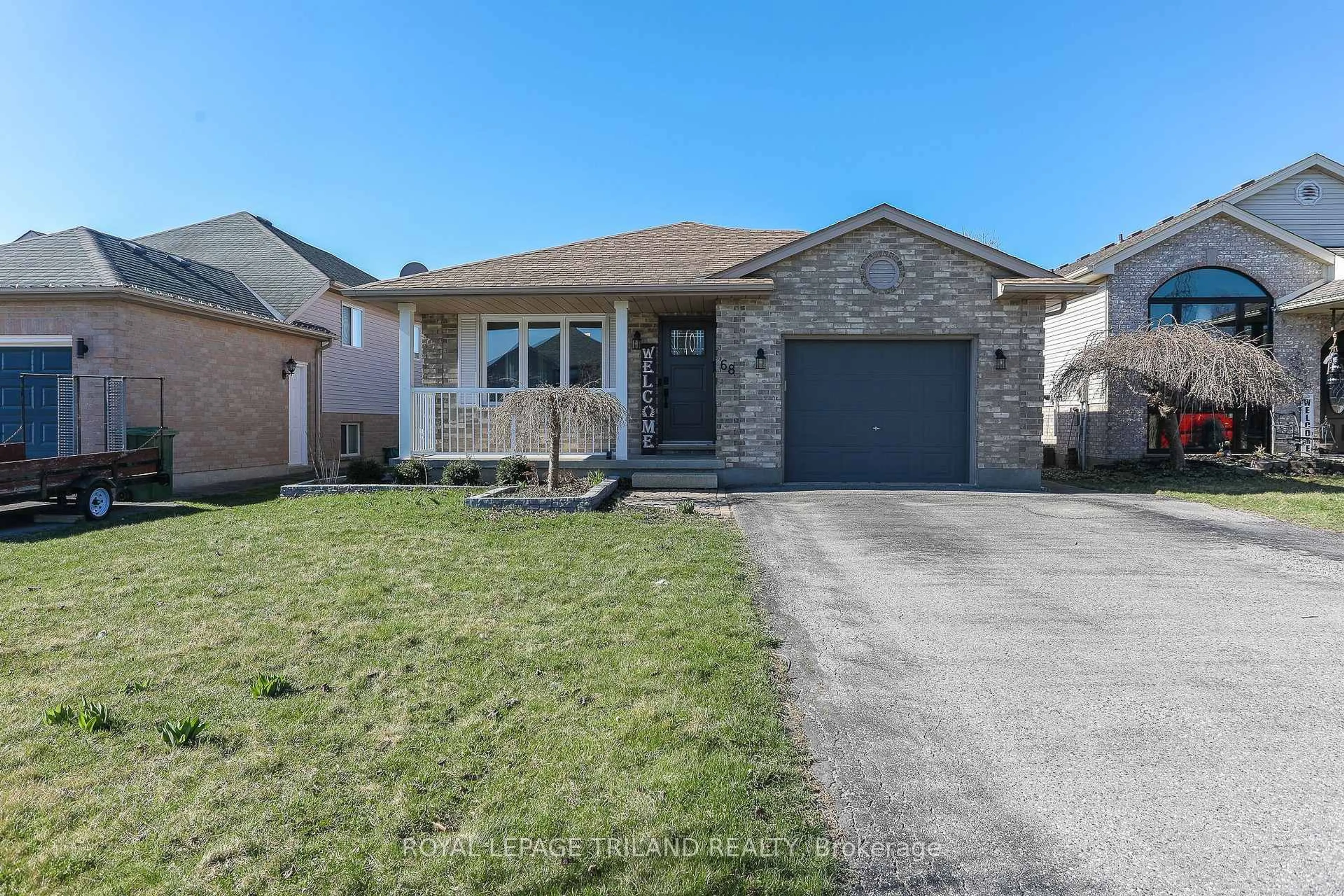 Home with brick exterior material, street for 68 Ponsford Pl, St. Thomas Ontario N5P 4J8