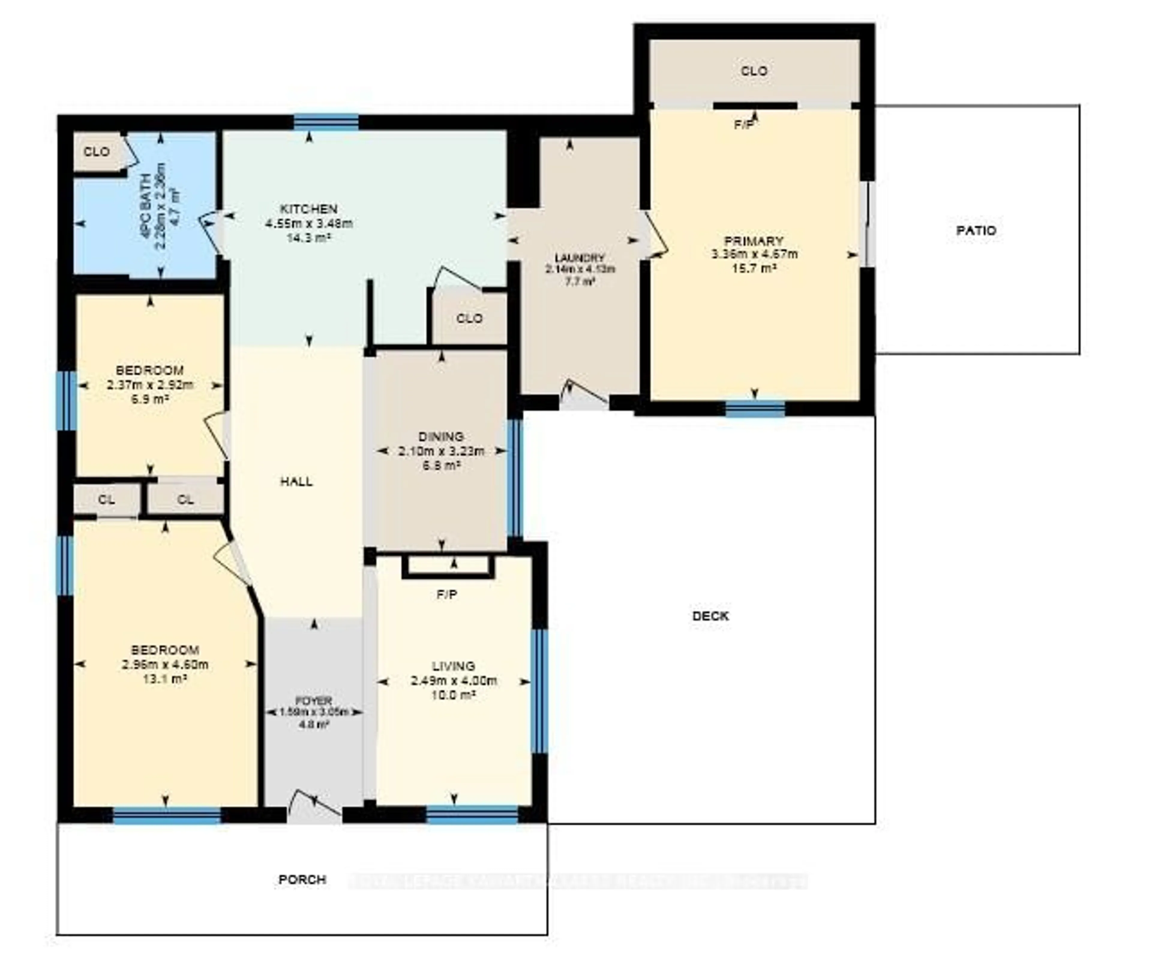 Floor plan for 1 Water St, Kawartha Lakes Ontario K9V 2C7
