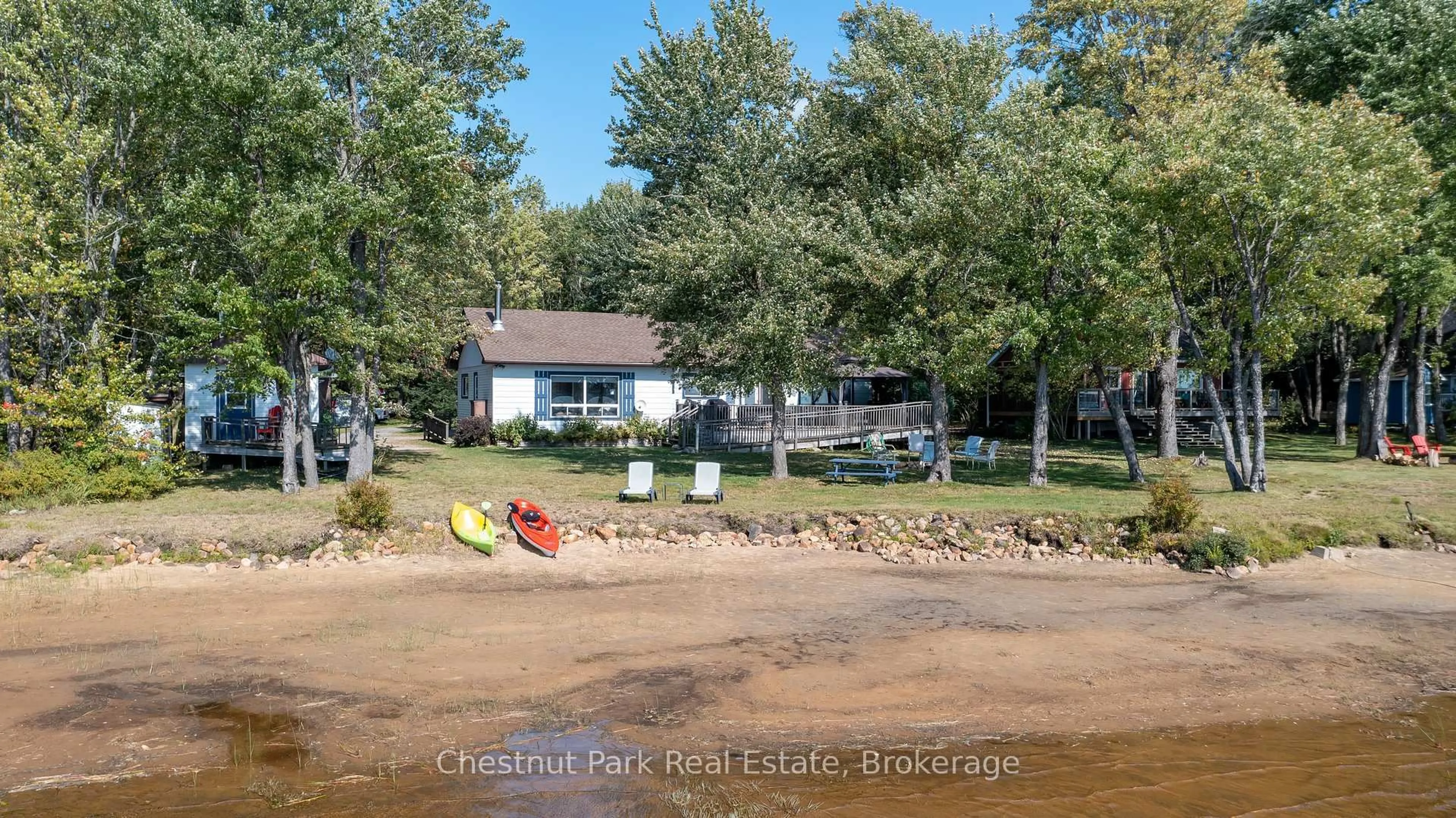 A pic from outside/outdoor area/front of a property/back of a property/a pic from drone, water/lake/river/ocean view for 366 KENT Rd, Armour Ontario P0A 1Z0