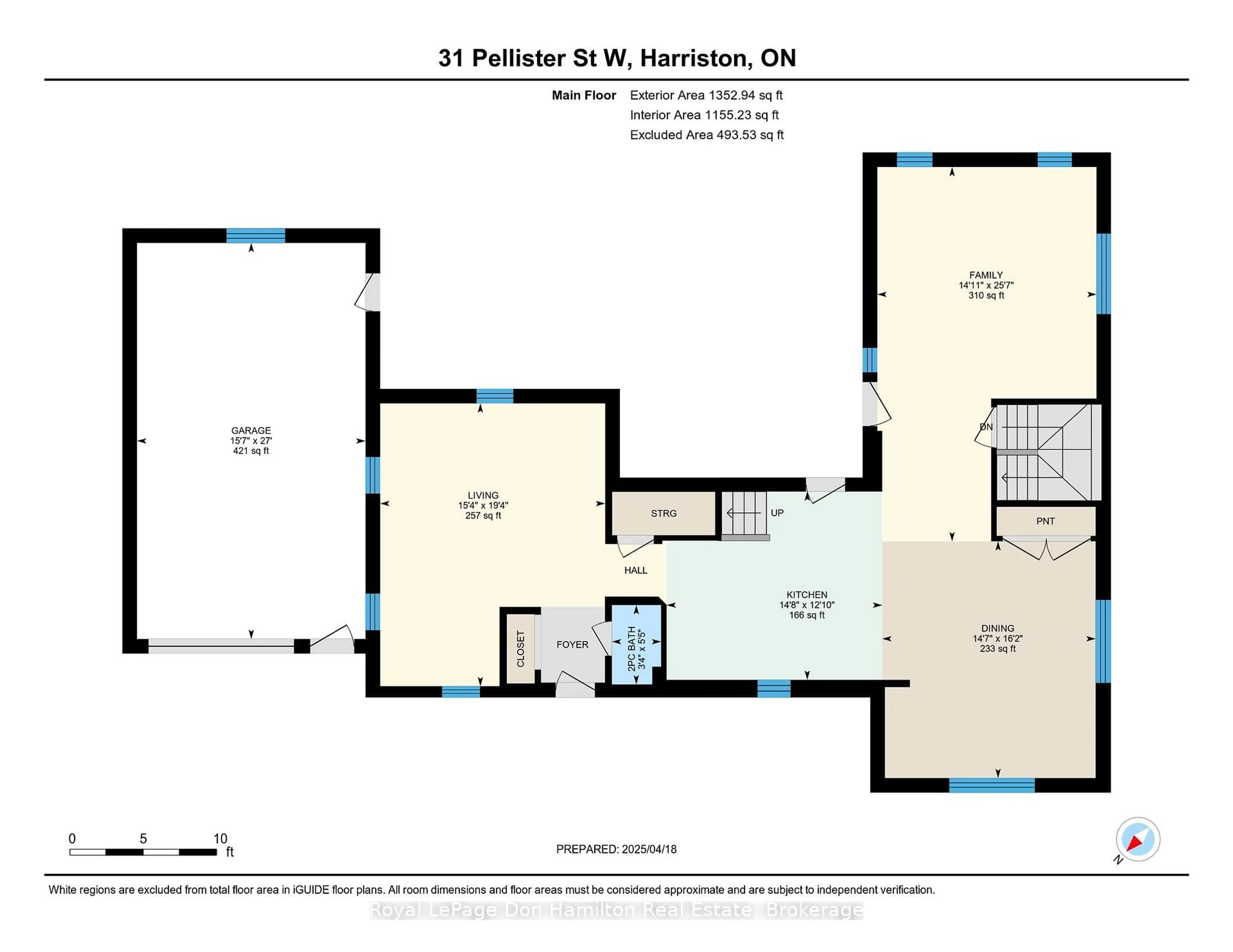 Floor plan for 31 Pellister St, Minto Ontario N0G 1Z0
