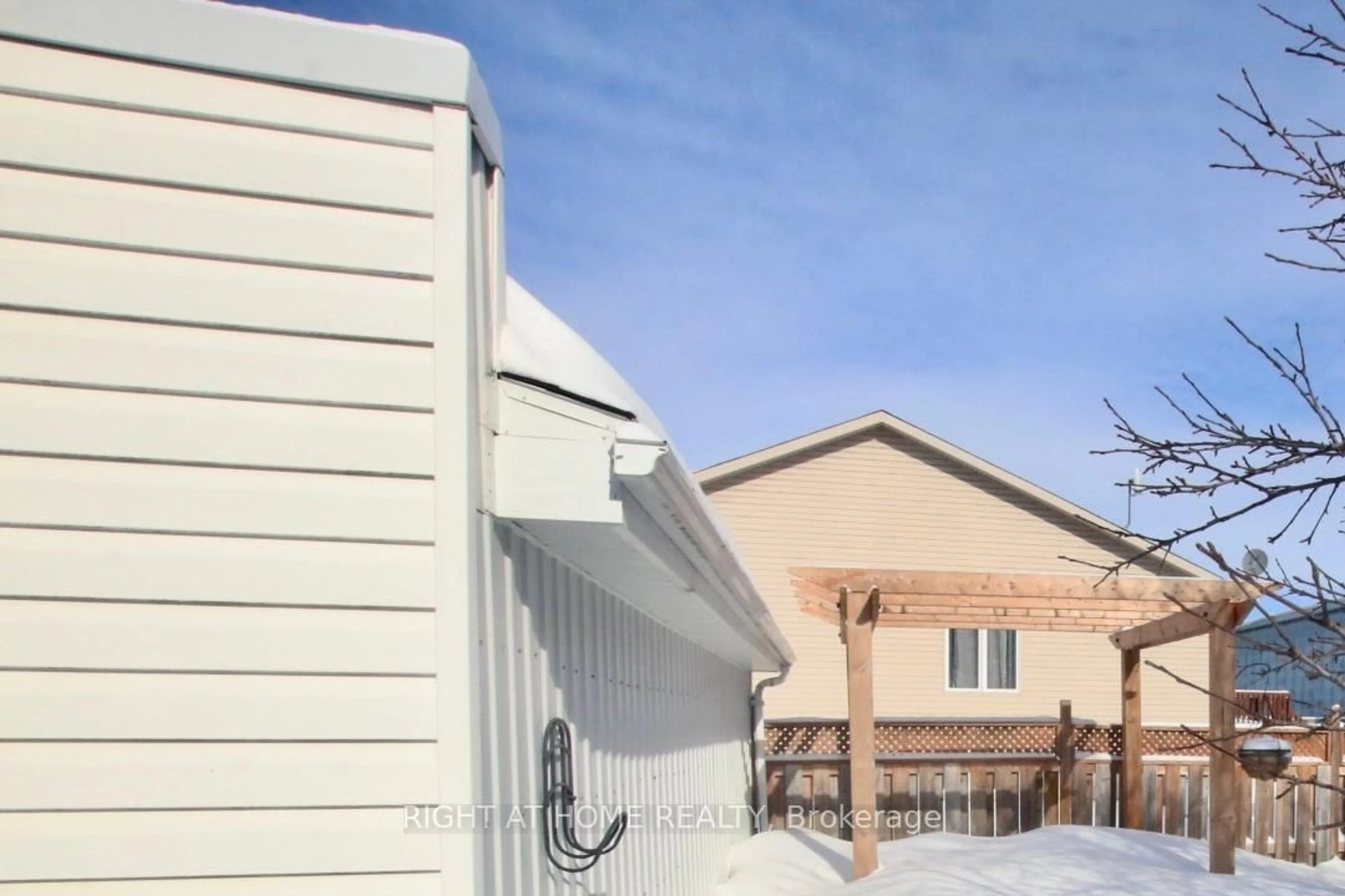 Home with vinyl exterior material, street for 4529 St. Catherine St, The Nation Ontario K0C 2B0