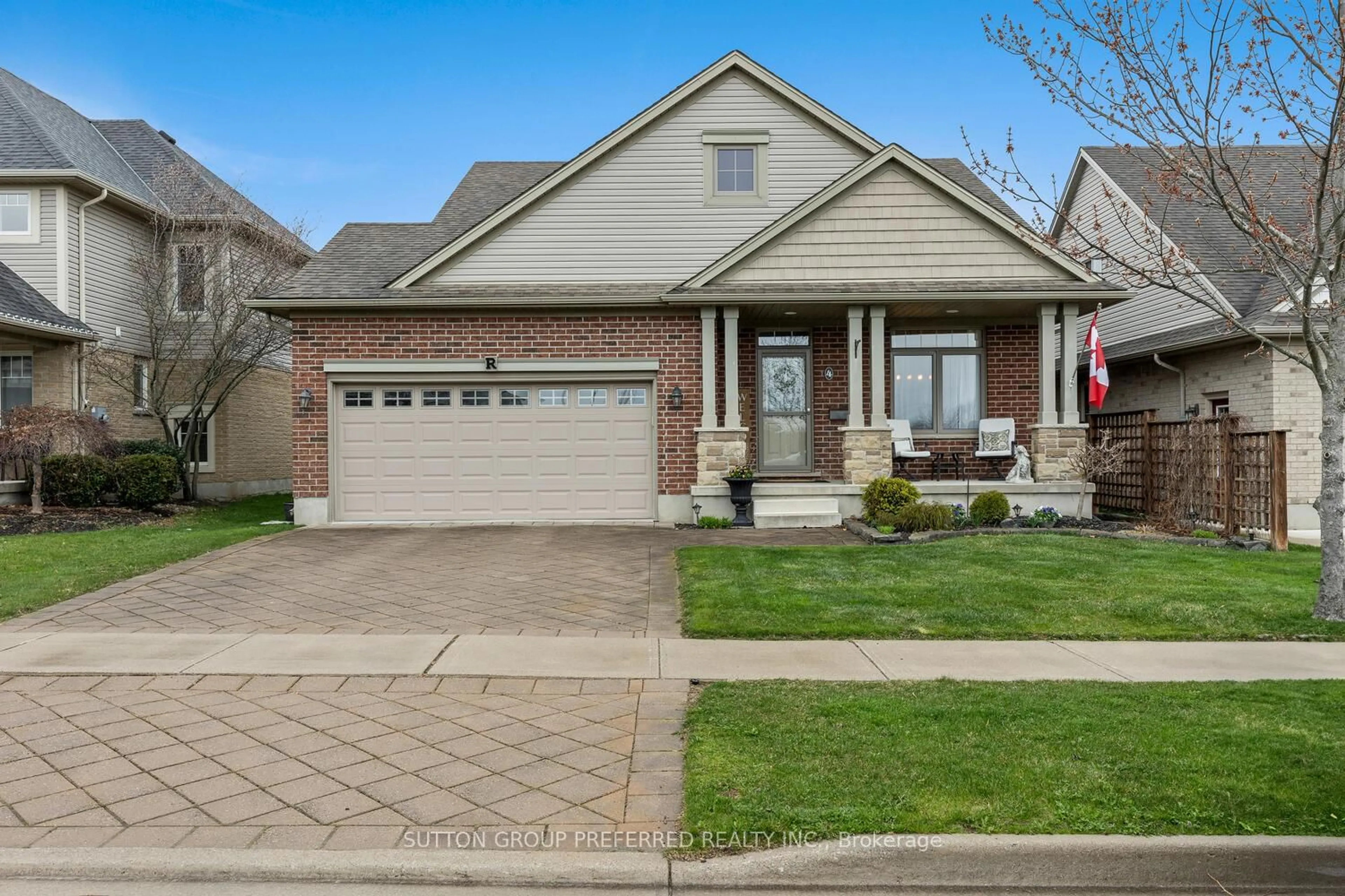 Home with brick exterior material, street for 4 Pine Valley Dr, St. Thomas Ontario N5P 0A8