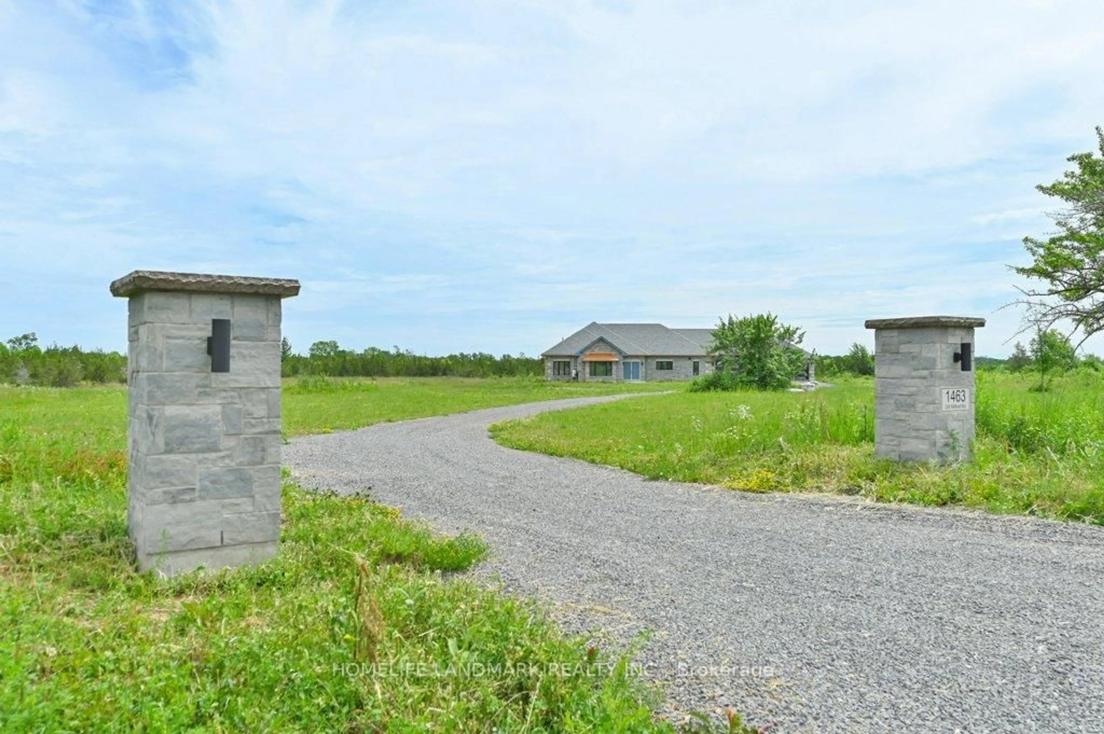 A pic from outside/outdoor area/front of a property/back of a property/a pic from drone, street for 1463 Old Milford Rd, Prince Edward County Ontario K0K 2P0