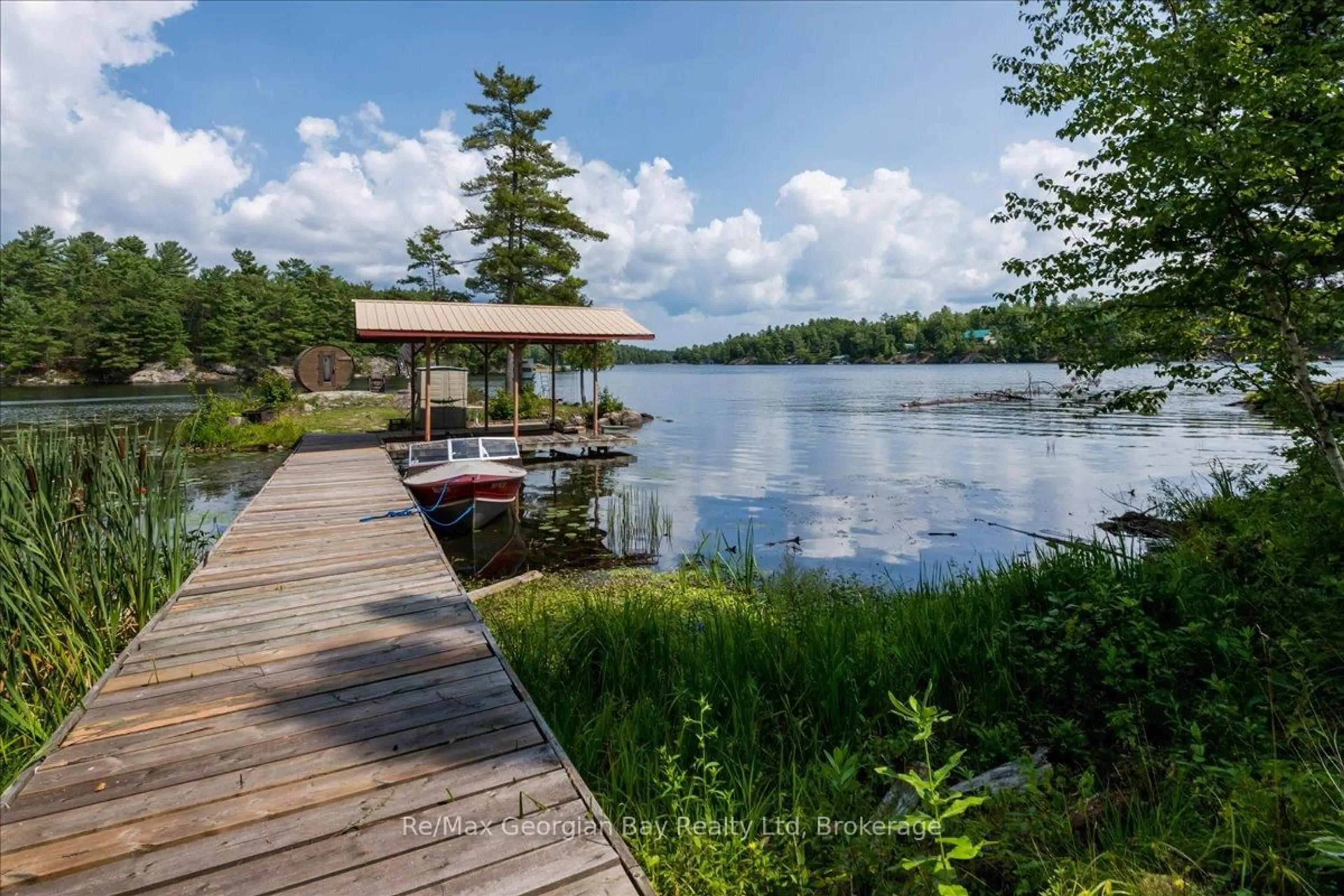 Patio, water/lake/river/ocean view for 70547 SEVERN RIVER SHORE N/A, Georgian Bay Ontario L0K 1E0