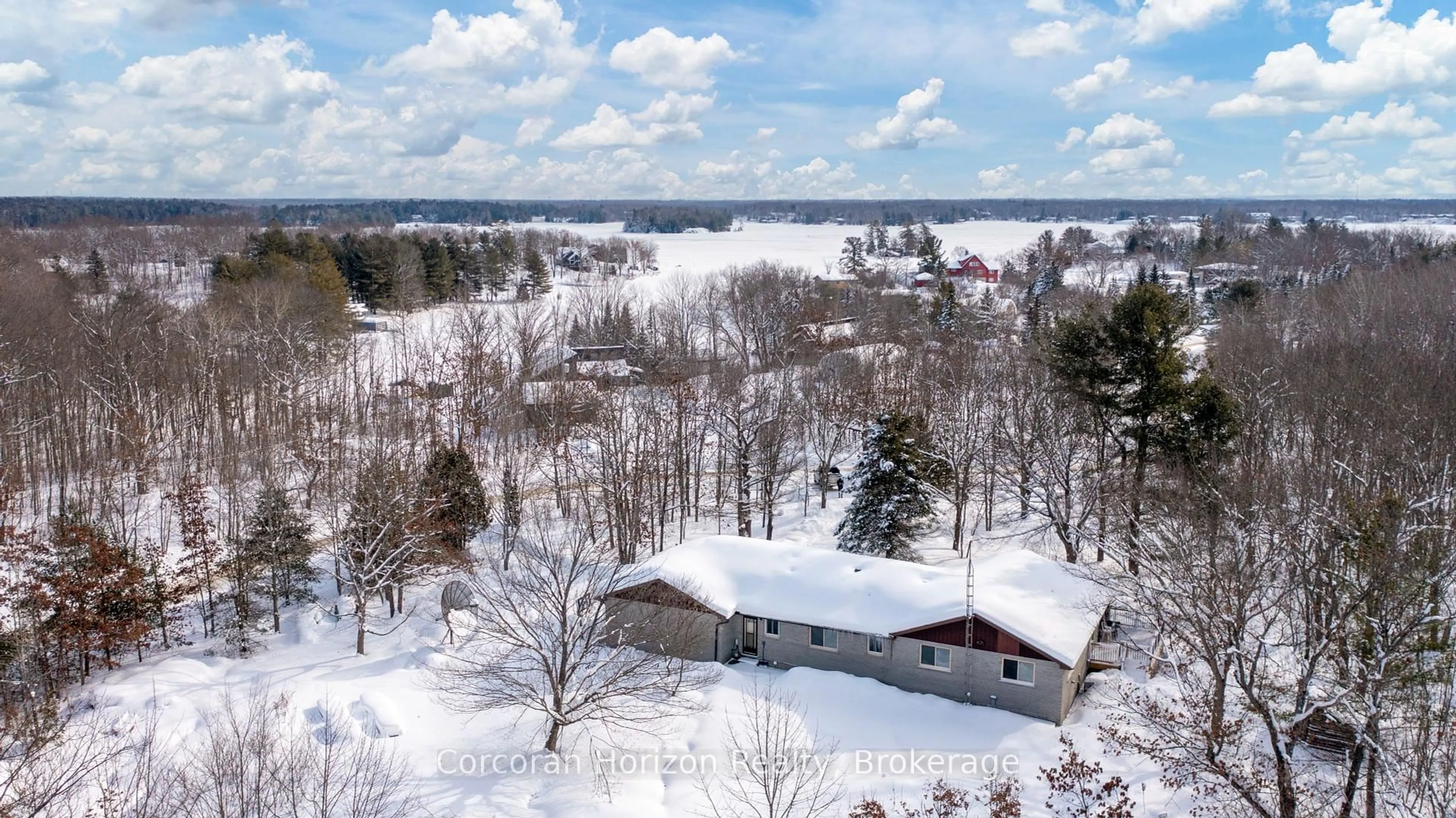 A pic from outside/outdoor area/front of a property/back of a property/a pic from drone, unknown for 87 CORRIEVALE Rd, Georgian Bay Ontario L0K 1S0