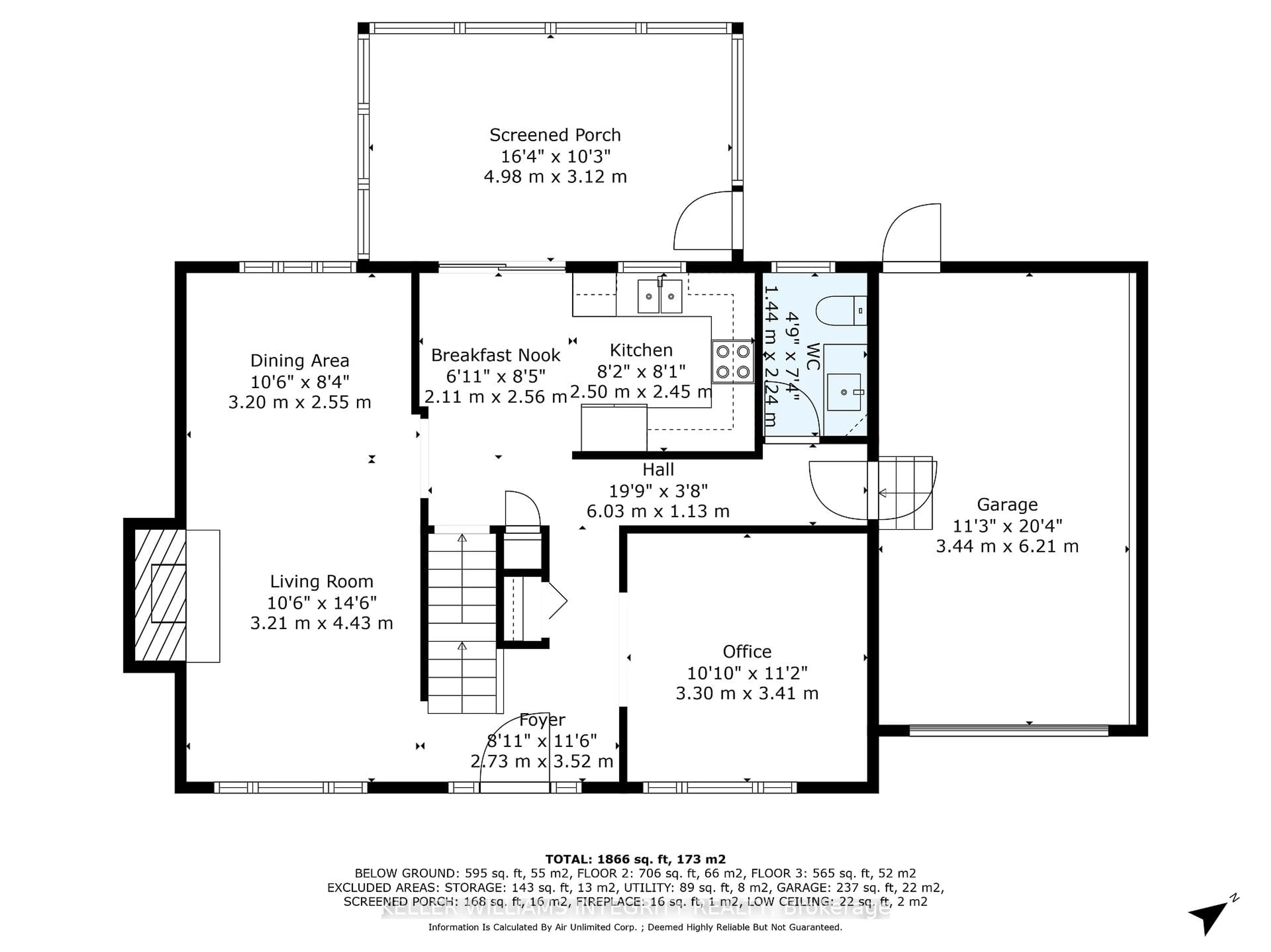 Floor plan for 44 Poole Creek Cres, Ottawa Ontario K2S 1T7