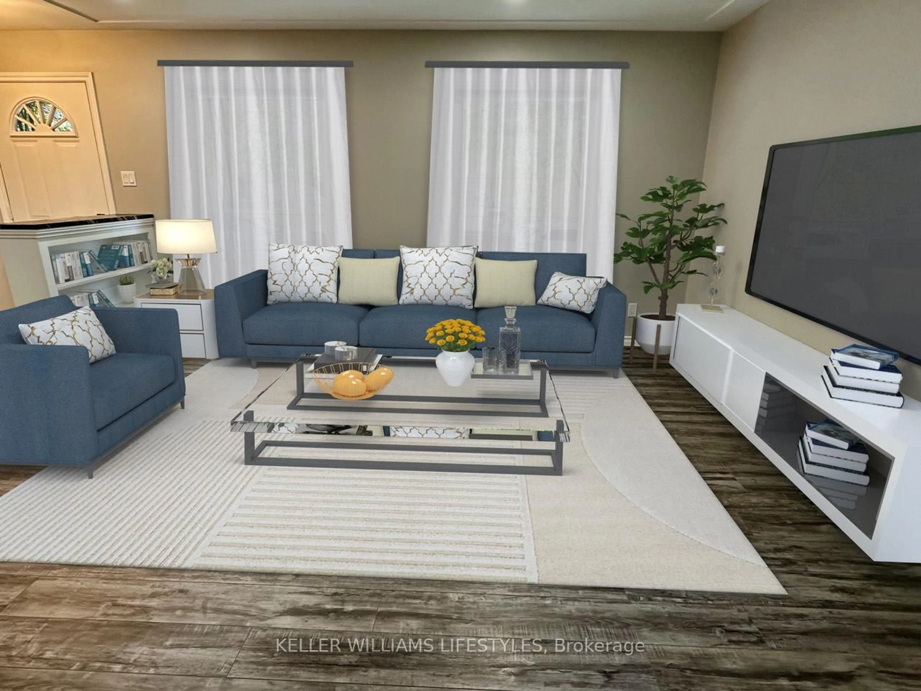Living room with furniture, unknown for 38 AFTON Rd, London South Ontario N5Z 4A1