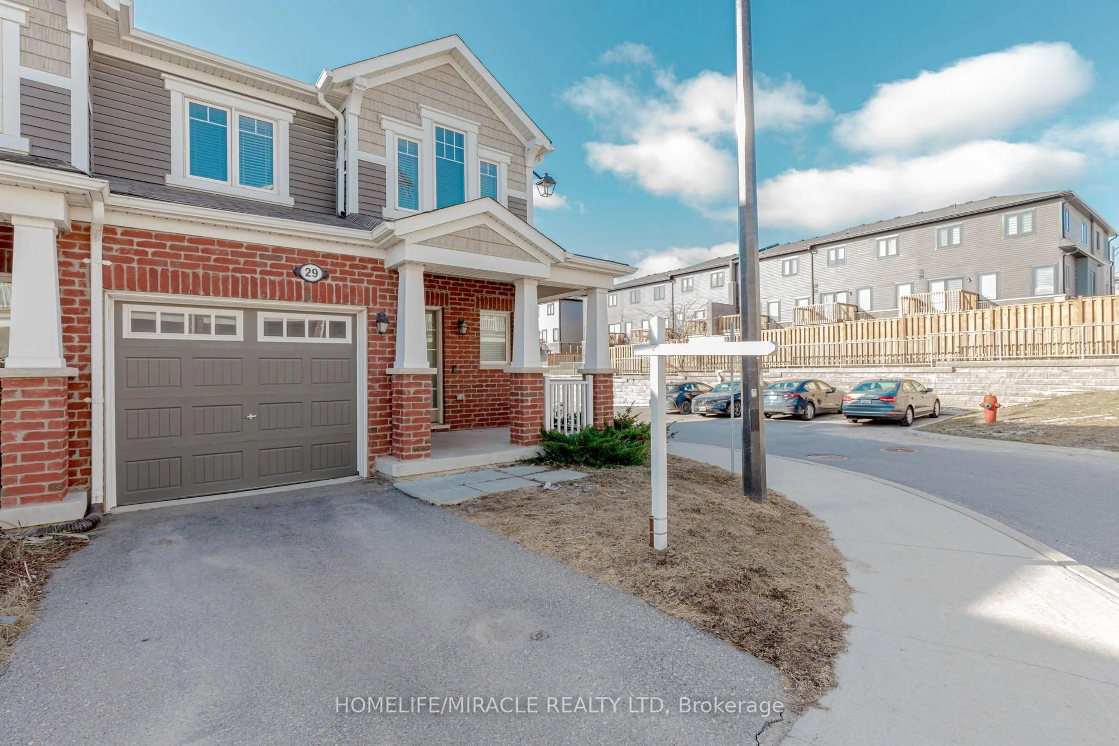 Home with brick exterior material, street for 19 Ridge Rd #29, Cambridge Ontario N3E 0C7