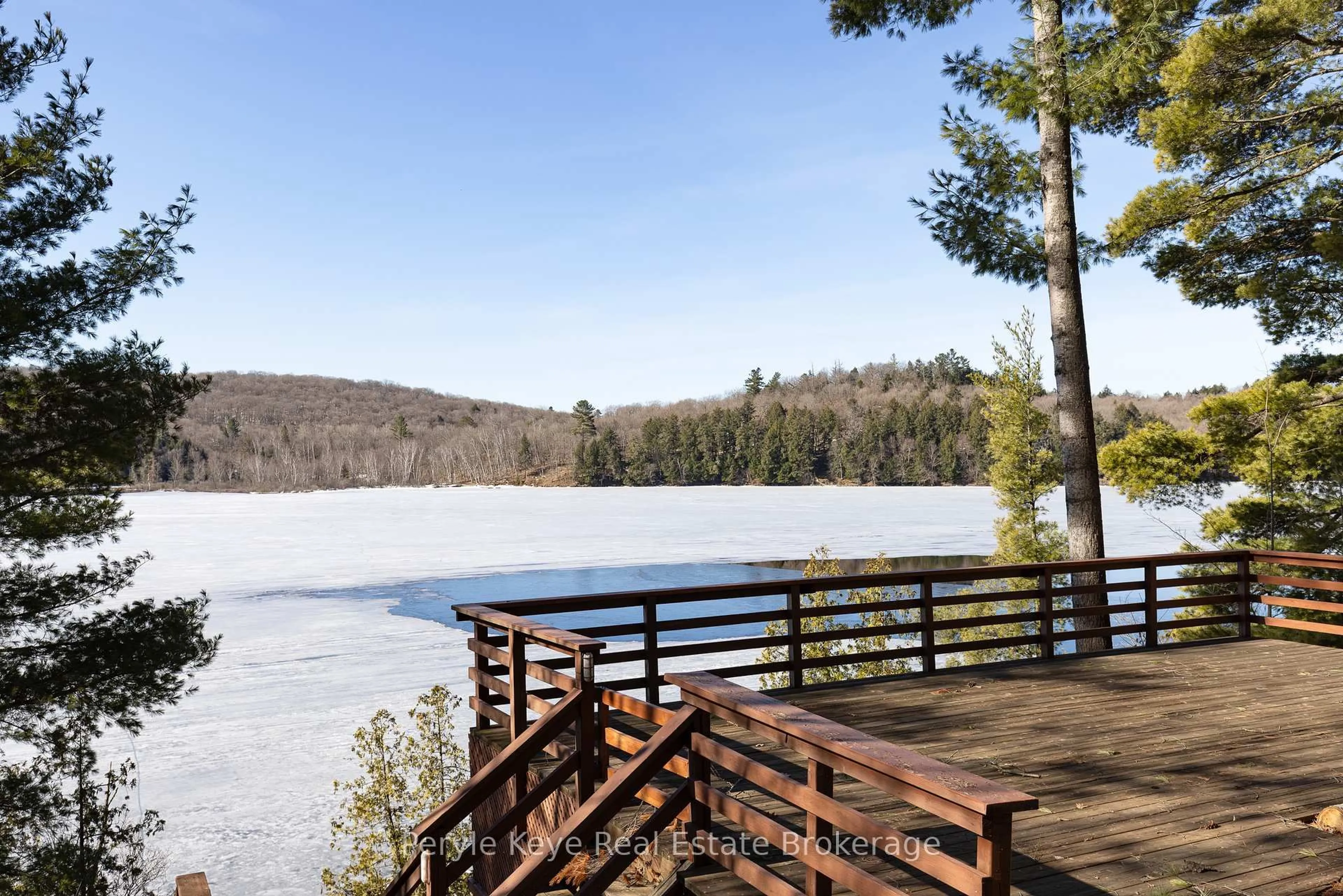 Patio, water/lake/river/ocean view for 259 South Dr, Huntsville Ontario P1H 2J2
