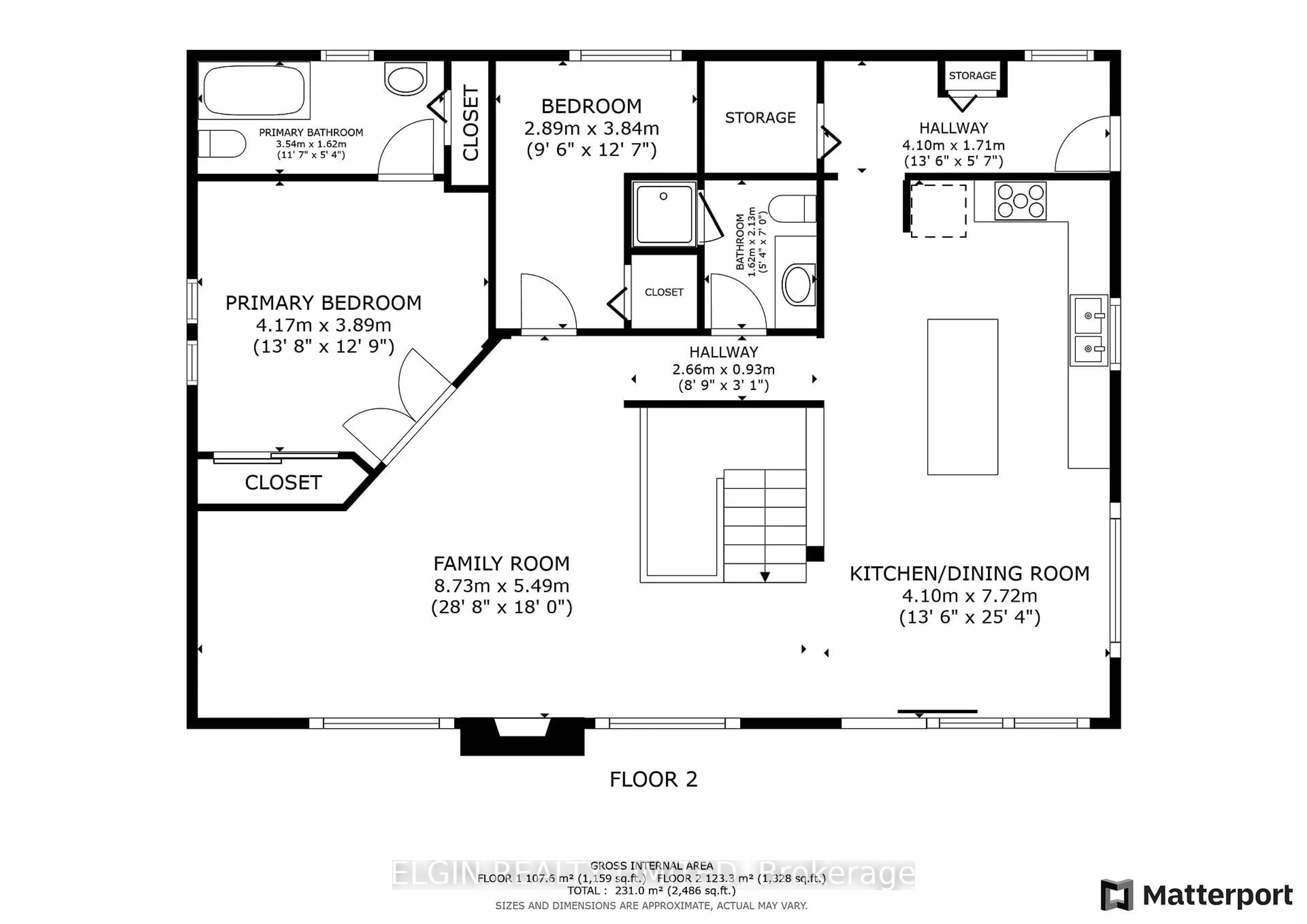 Floor plan for 547 West Edith Cavell Blvd, Central Elgin Ontario N5L 1G8