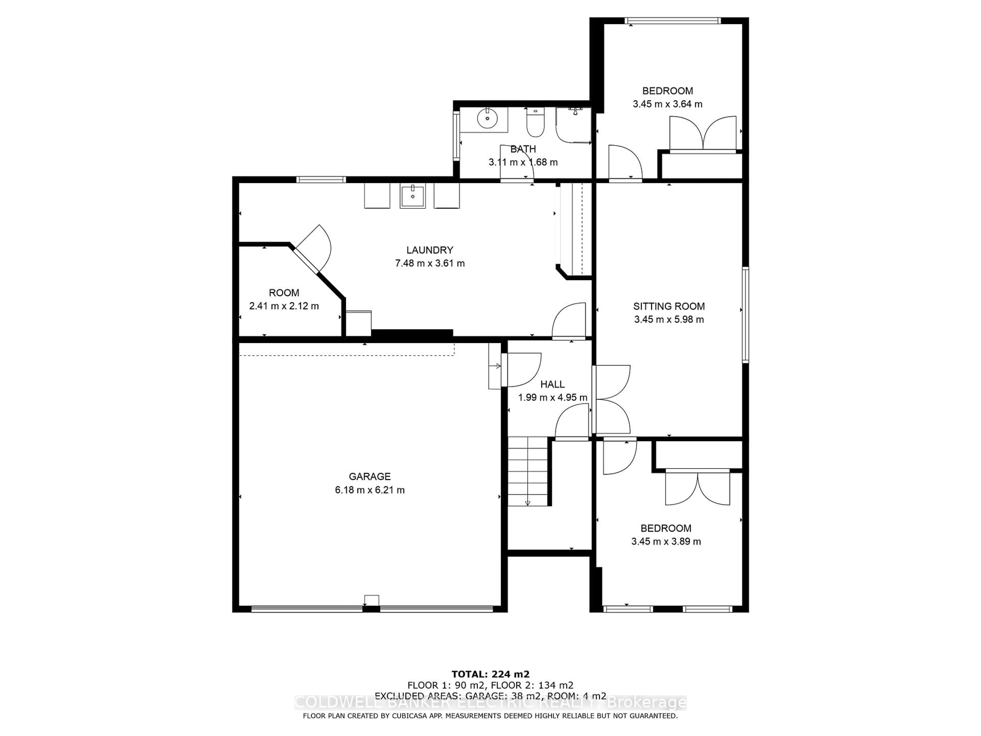 Floor plan for 605 Fortye Dr, Peterborough West Ontario K9K 2H3