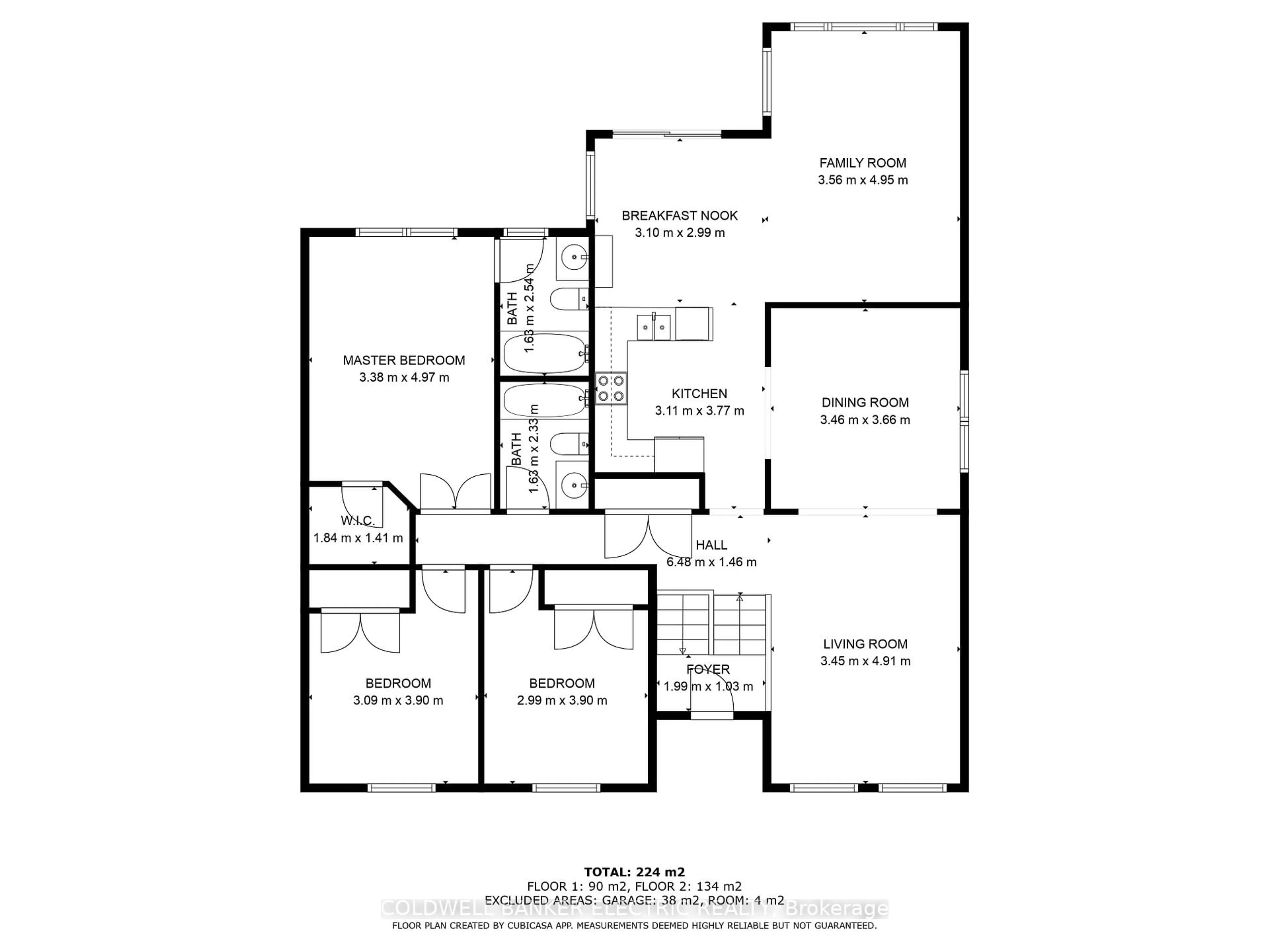 Floor plan for 605 Fortye Dr, Peterborough West Ontario K9K 2H3