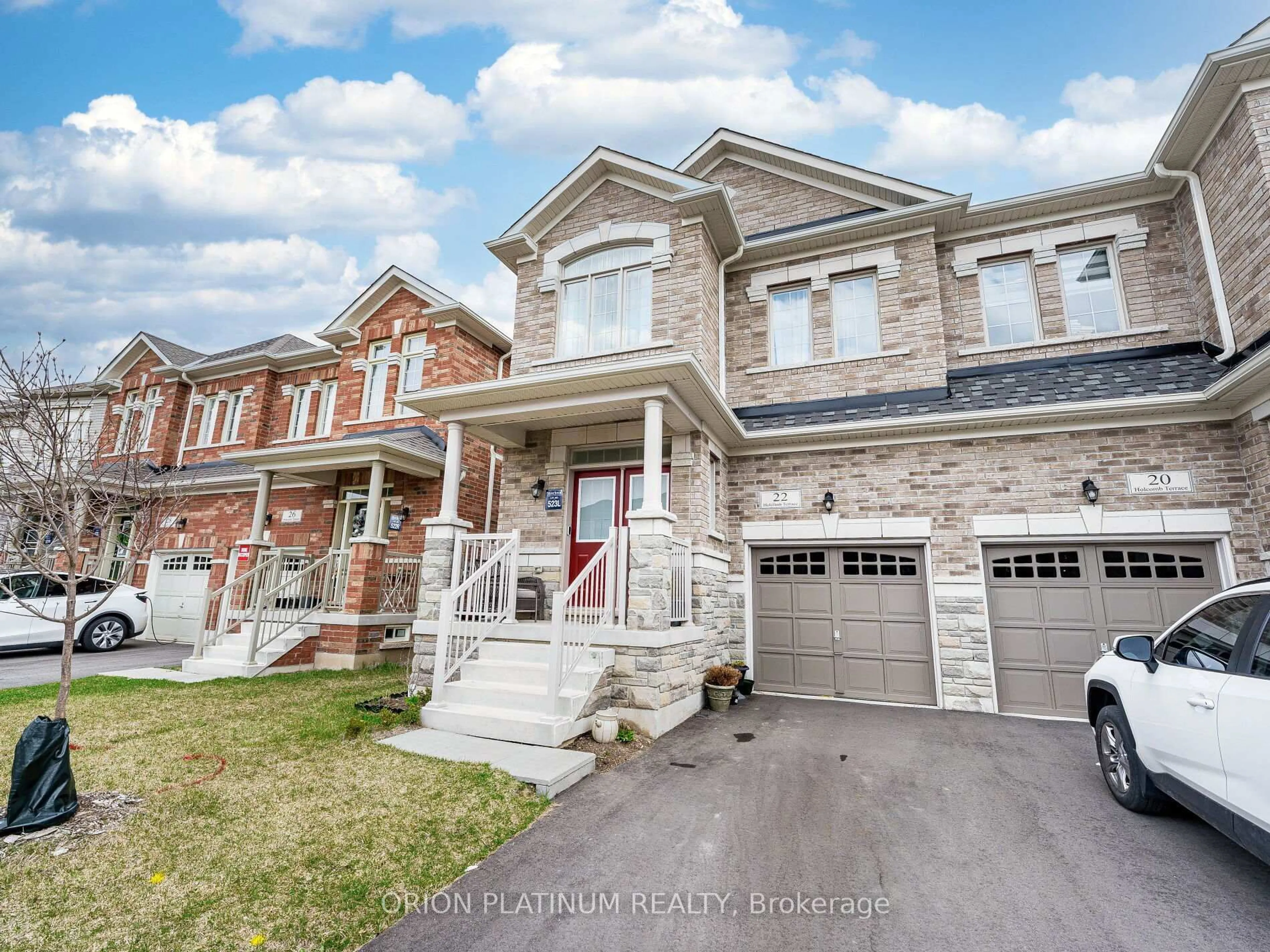 Home with brick exterior material, street for 22 Holcomb Terr, Hamilton Ontario L8B 1Z8