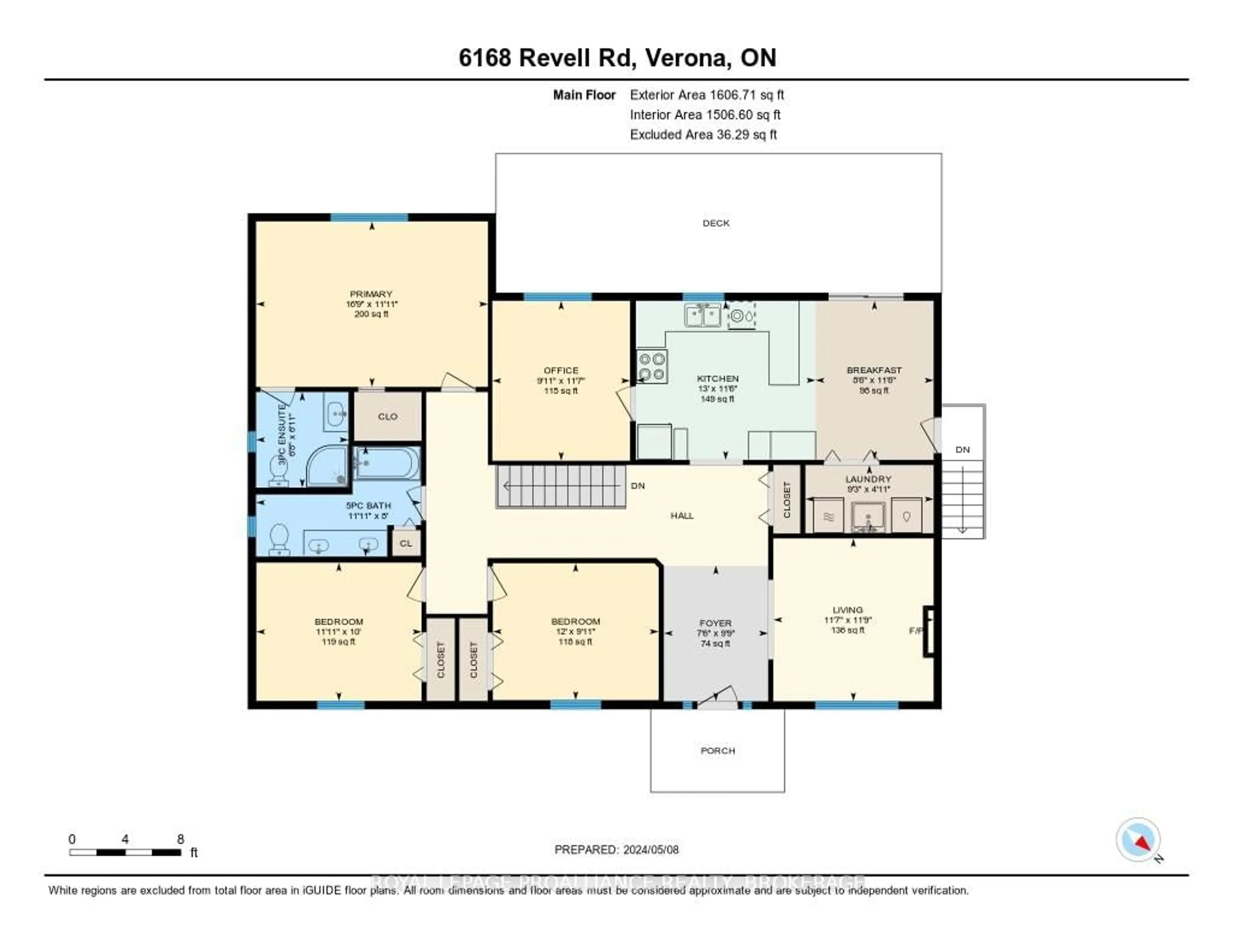 Floor plan for 6168 Revell Rd, Verona Ontario K0H 2W0