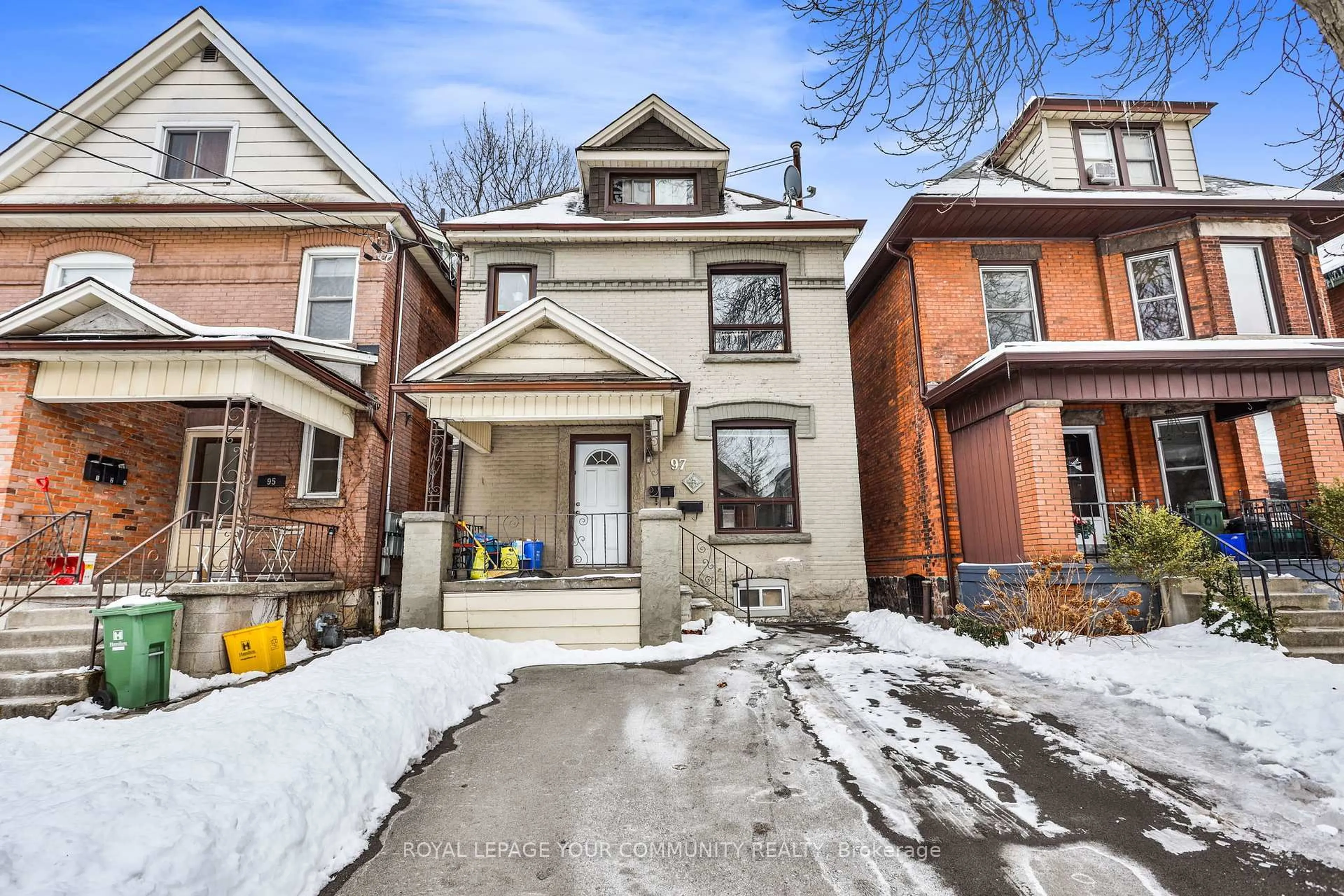 Home with brick exterior material, street for 97 Garfield Ave, Hamilton Ontario L8M 2S3