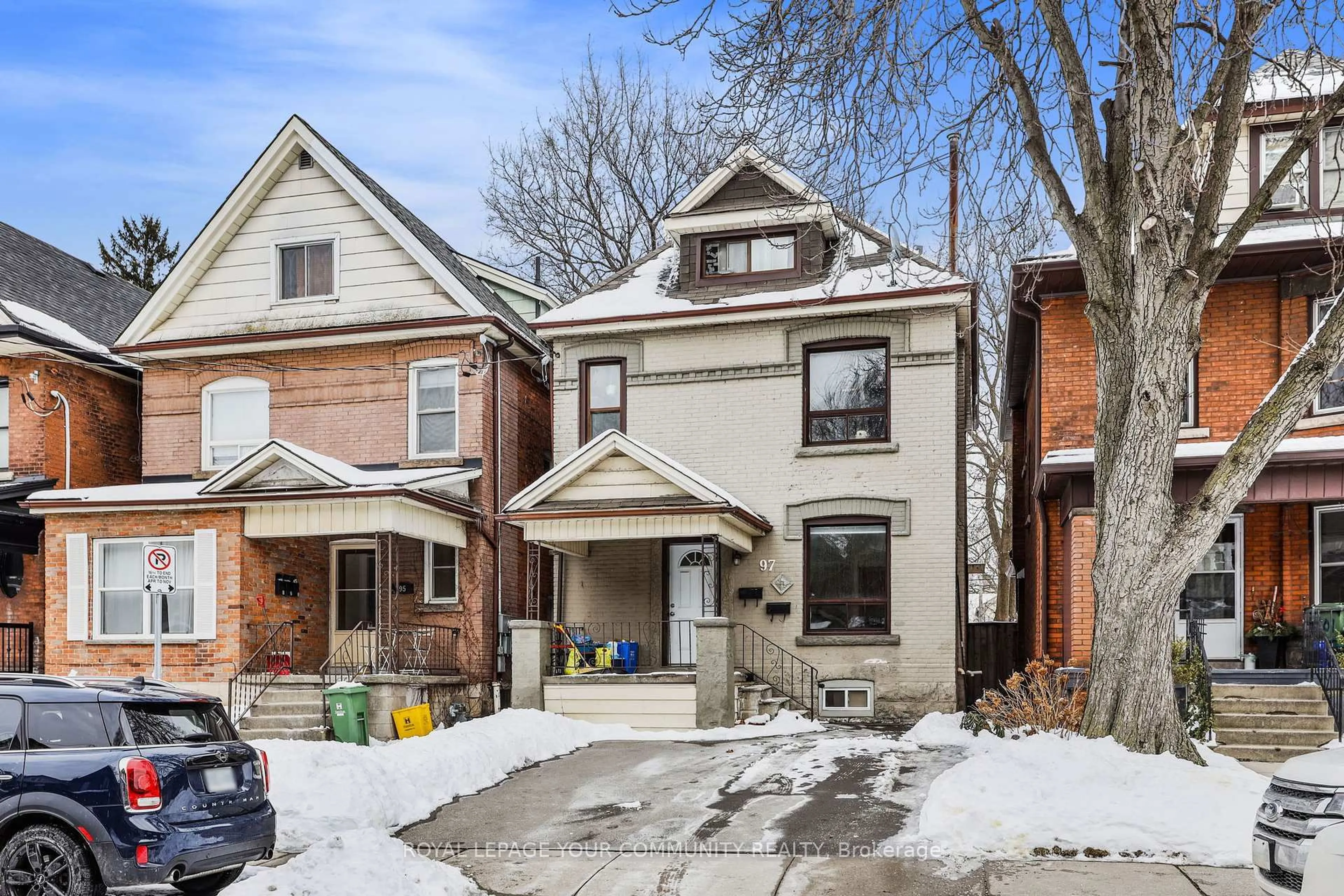 Home with brick exterior material, street for 97 Garfield Ave, Hamilton Ontario L8M 2S3