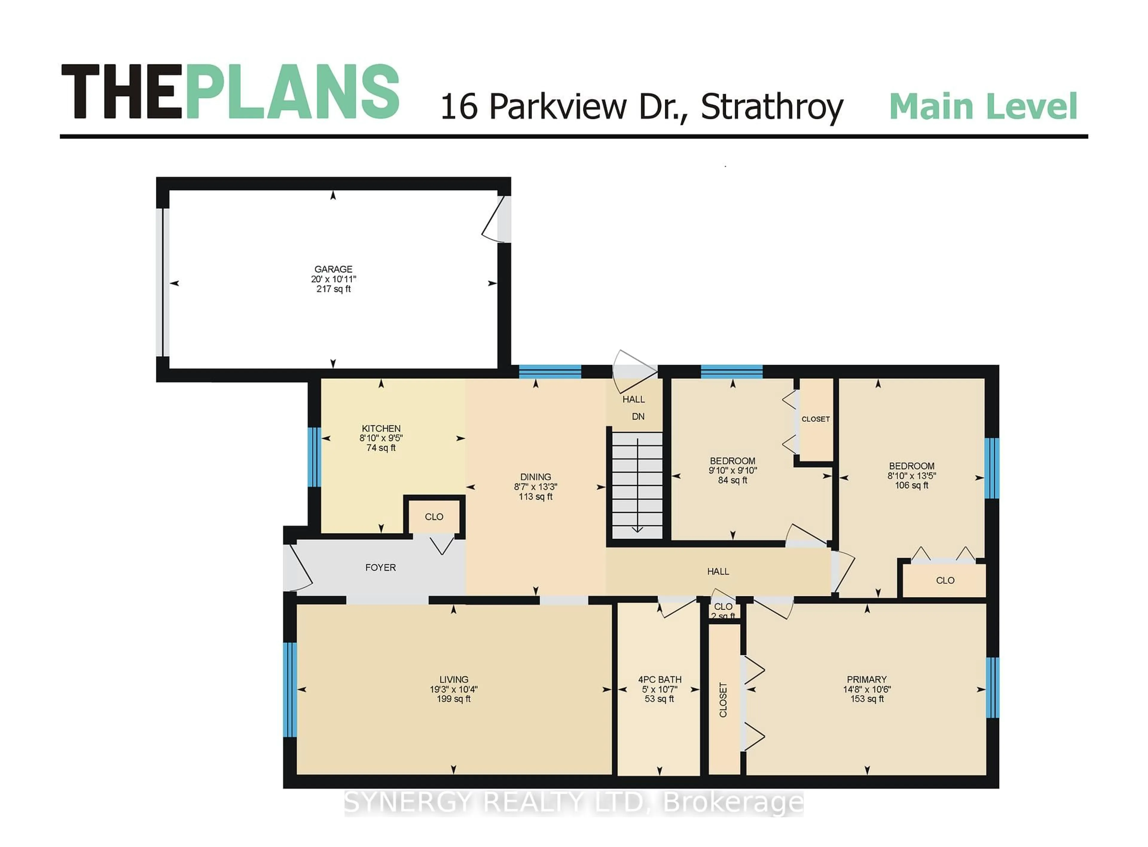Floor plan for 16 Parkview Dr, Strathroy-Caradoc Ontario N7G 4A1