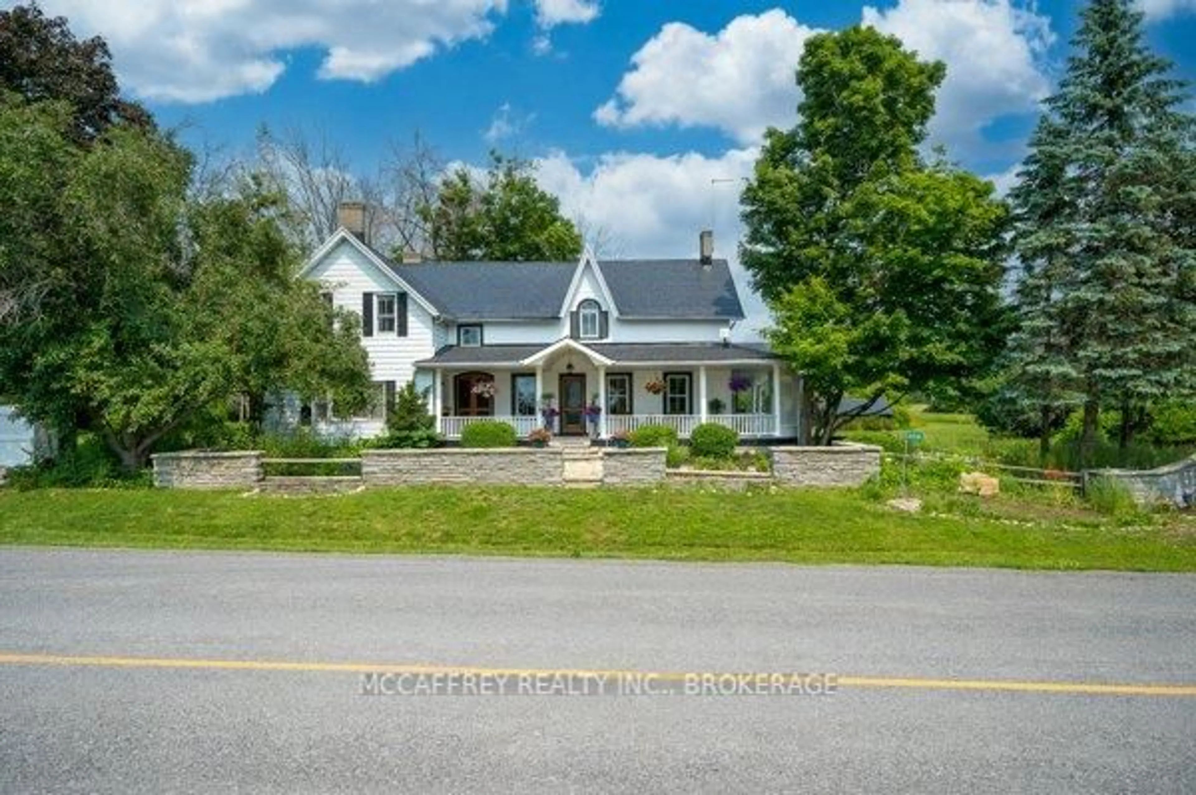 A pic from outside/outdoor area/front of a property/back of a property/a pic from drone, unknown for 5518 COUNTY ROAD 9 N/A, Napanee Ontario K7R 3K8