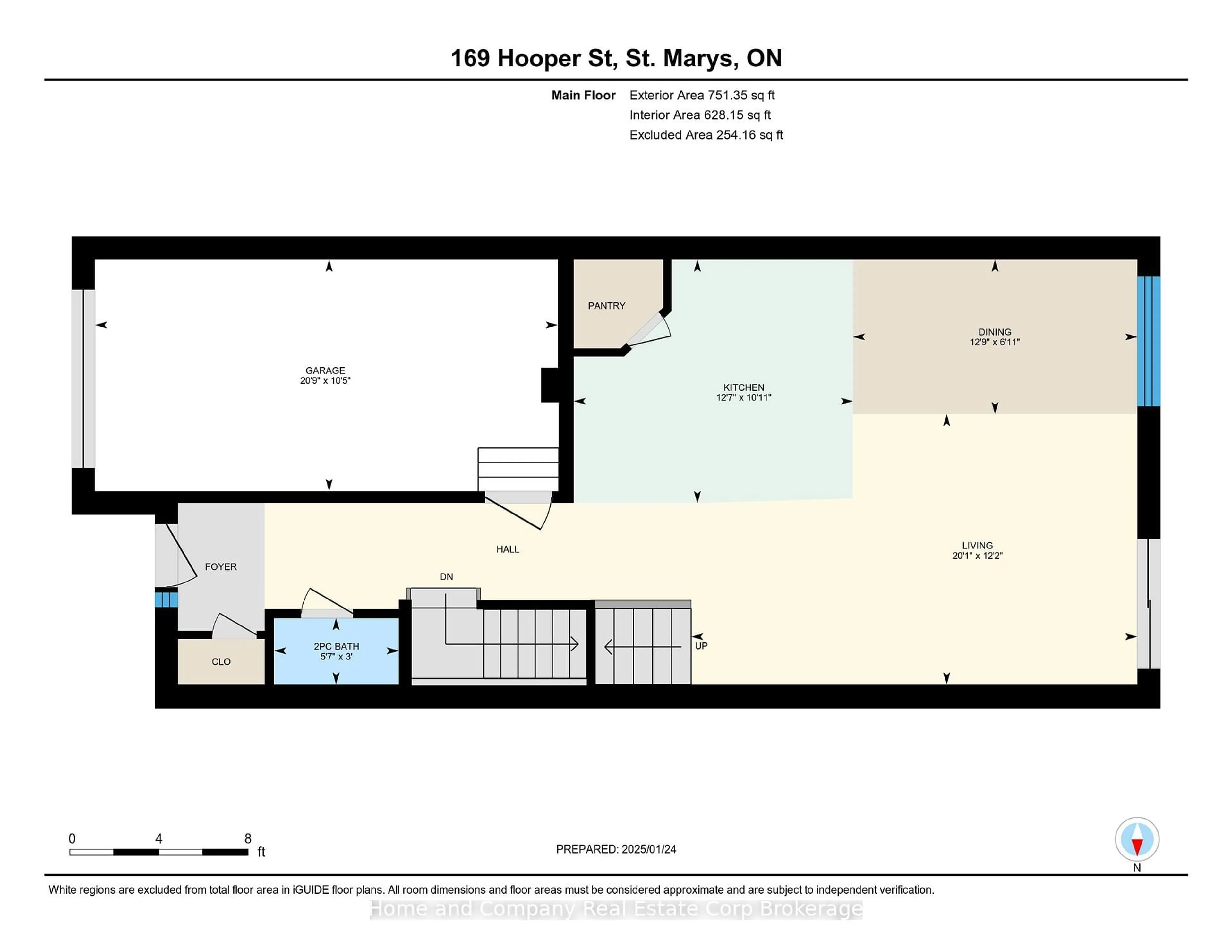 Floor plan for 169 Hooper St, St. Marys Ontario N4X 0C1