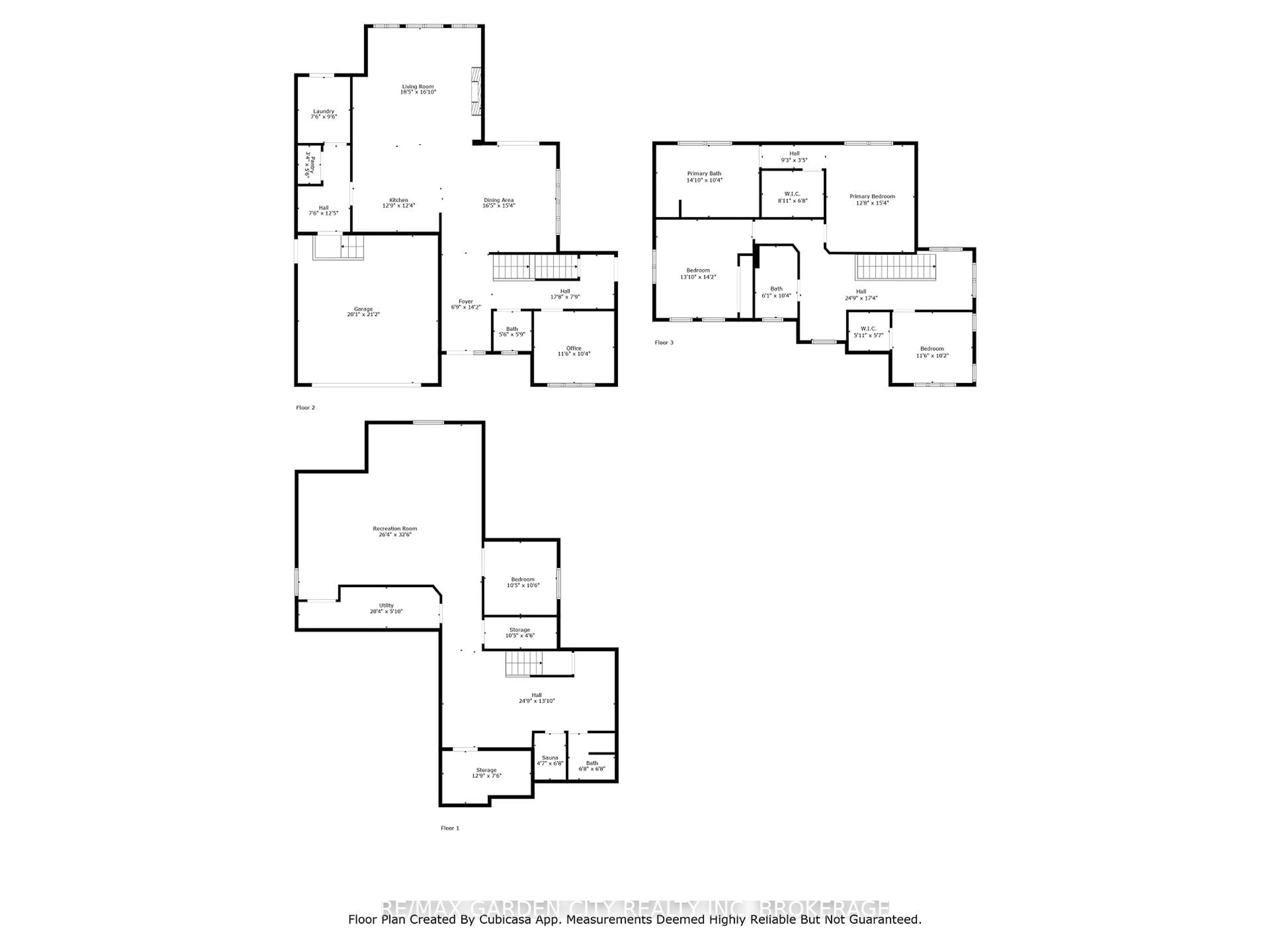 Floor plan for 25 Ivy Cres, Thorold Ontario L2V 0J9