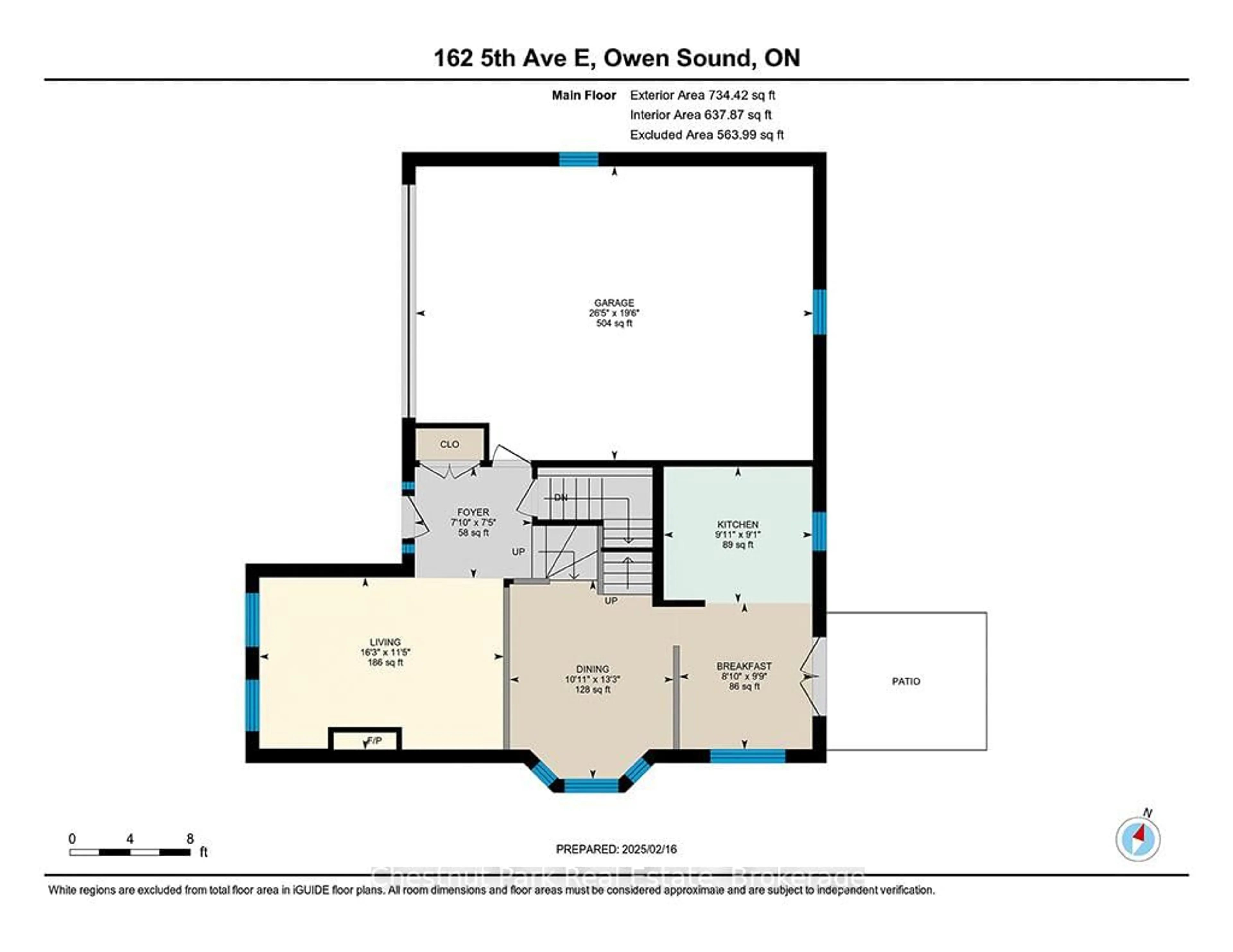 Floor plan for 162 5th Ave, Owen Sound Ontario N4K 6C7
