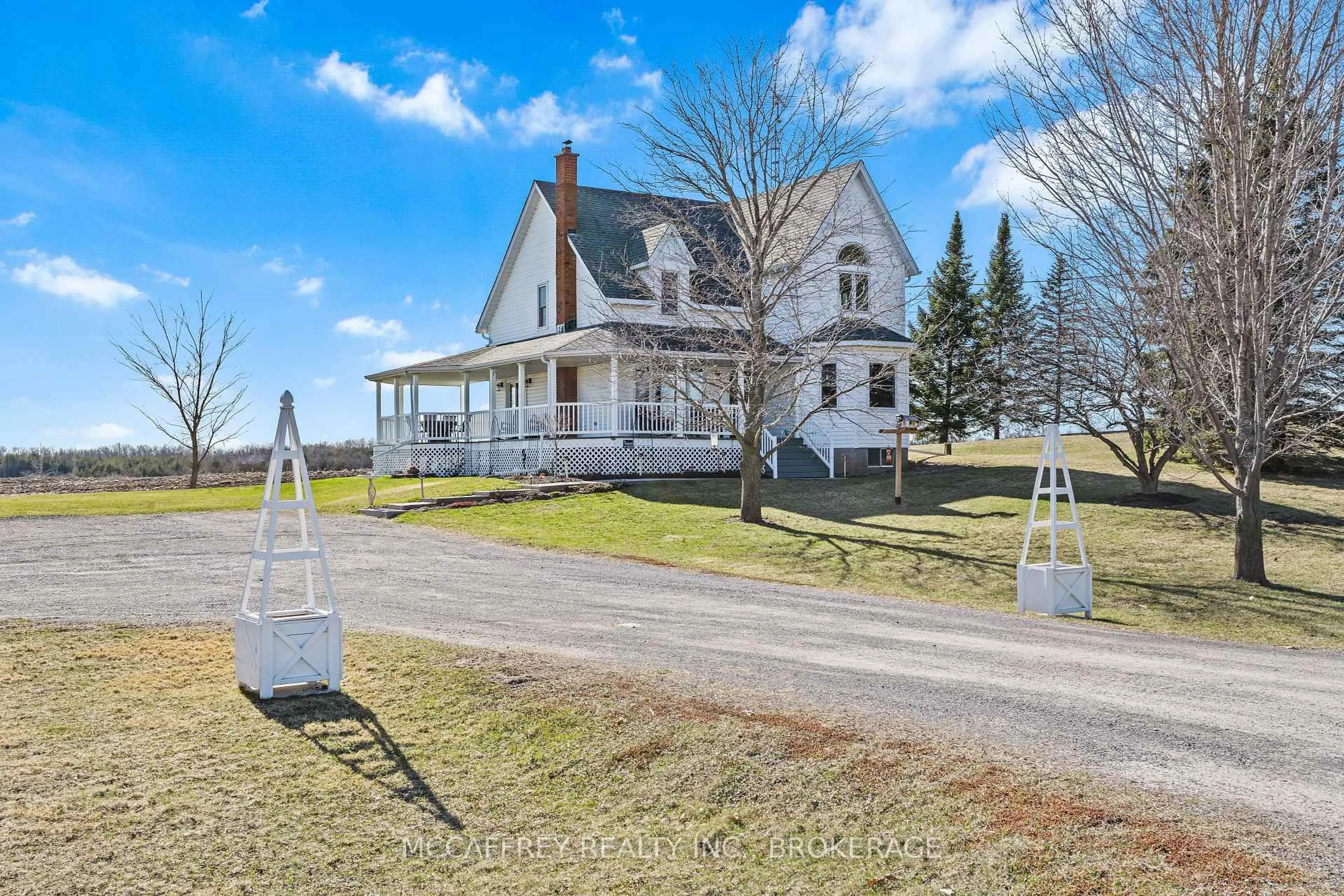 A pic from outside/outdoor area/front of a property/back of a property/a pic from drone, street for 2492 County Rd 41 N/A, Greater Napanee Ontario K0K 2W0