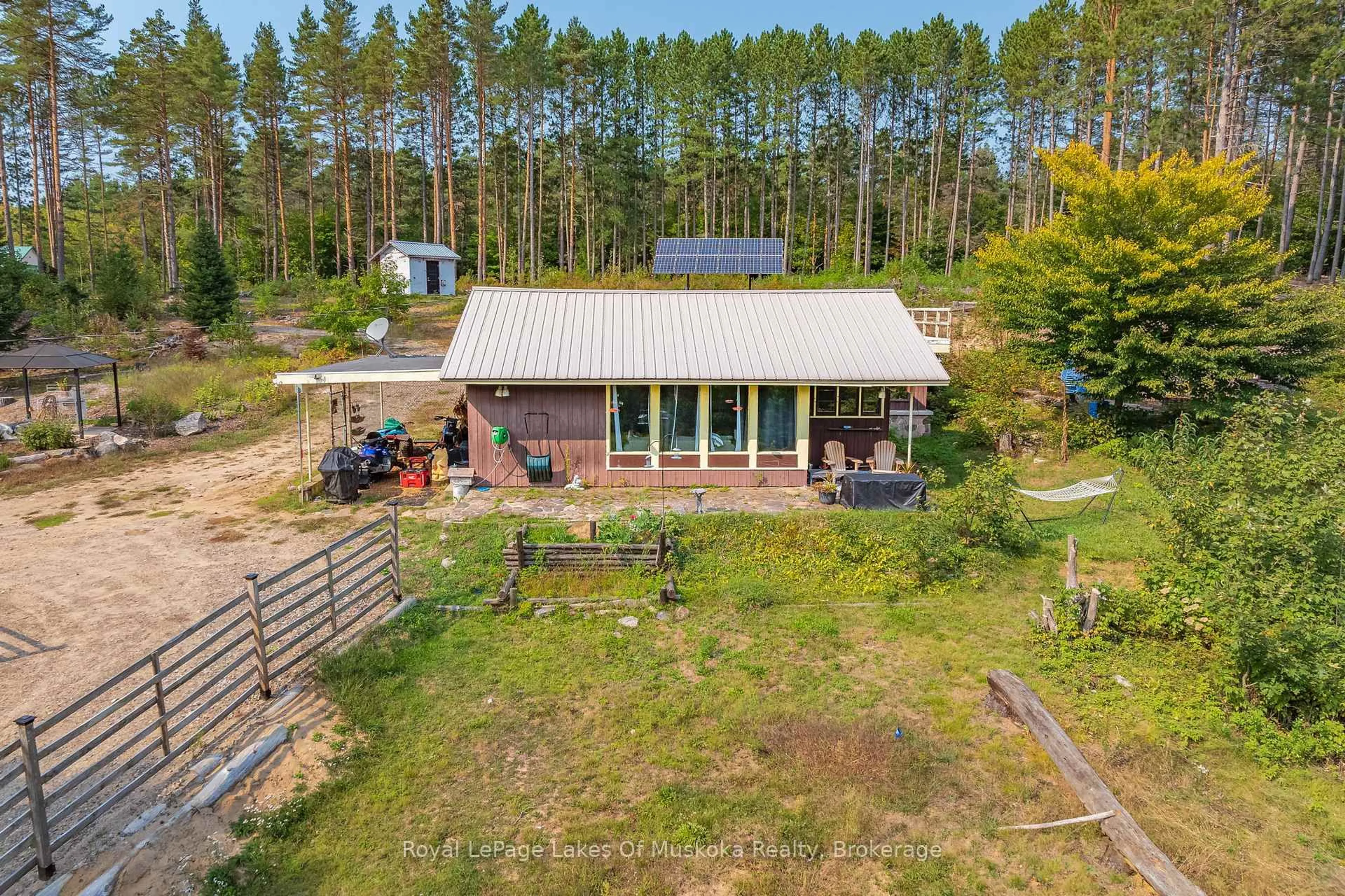 A pic from outside/outdoor area/front of a property/back of a property/a pic from drone, unknown for 165 JAMES CAMP Rd, Ryerson Ontario P0A 1C0