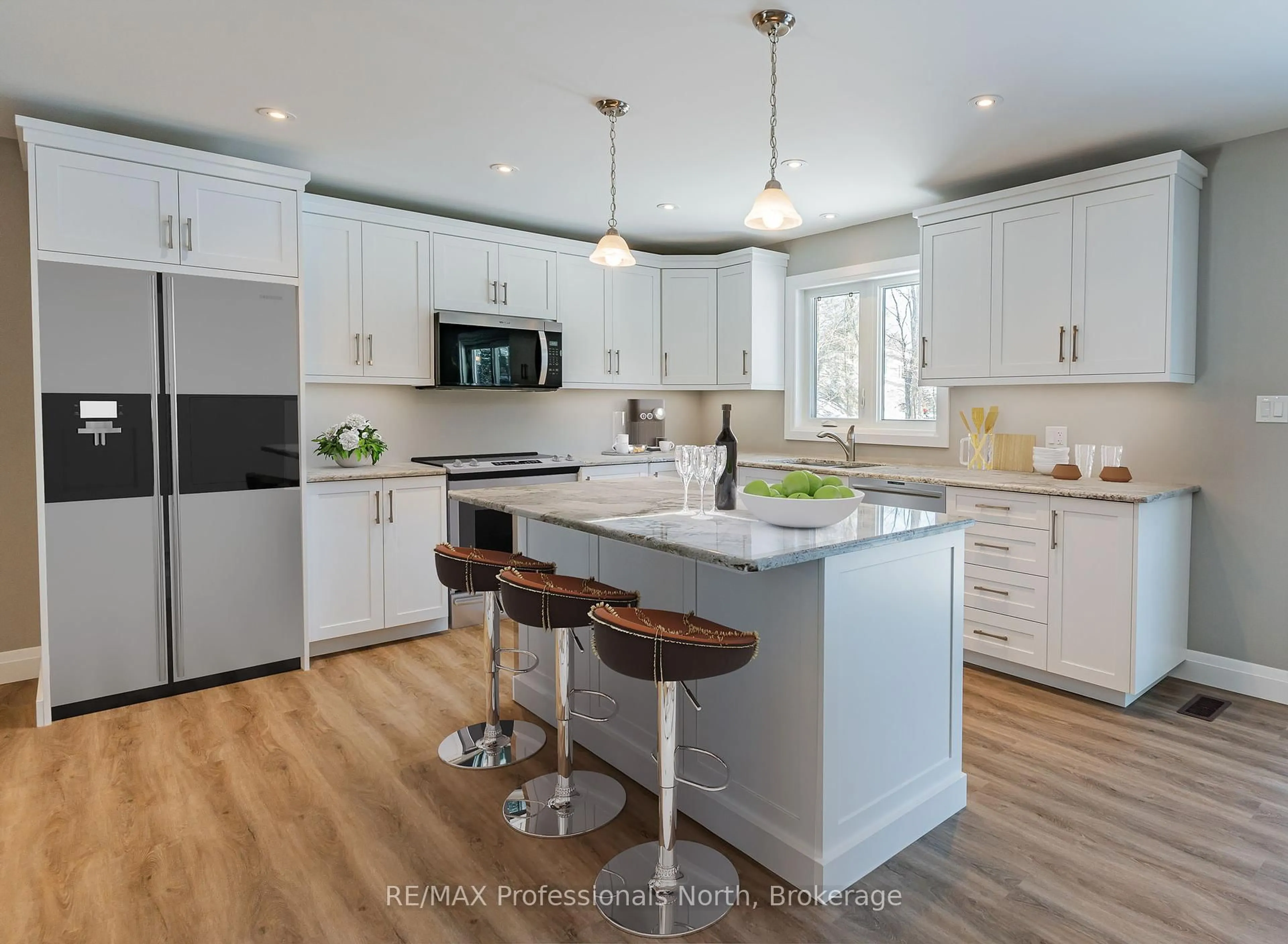 Open concept kitchen, unknown for 7 Marluc Ave, Minden Hills Ontario K0M 2K0