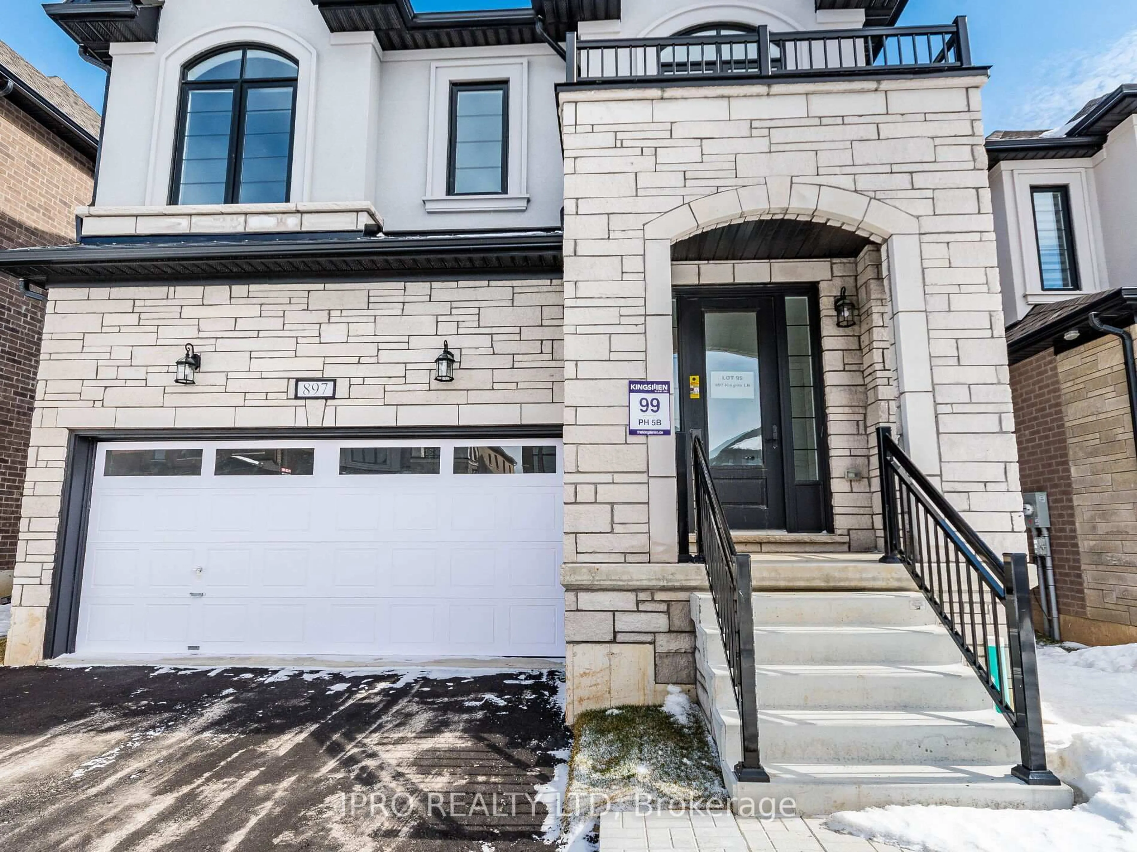 Home with brick exterior material, street for 897 Knights Lane, Woodstock Ontario N4T 0P7